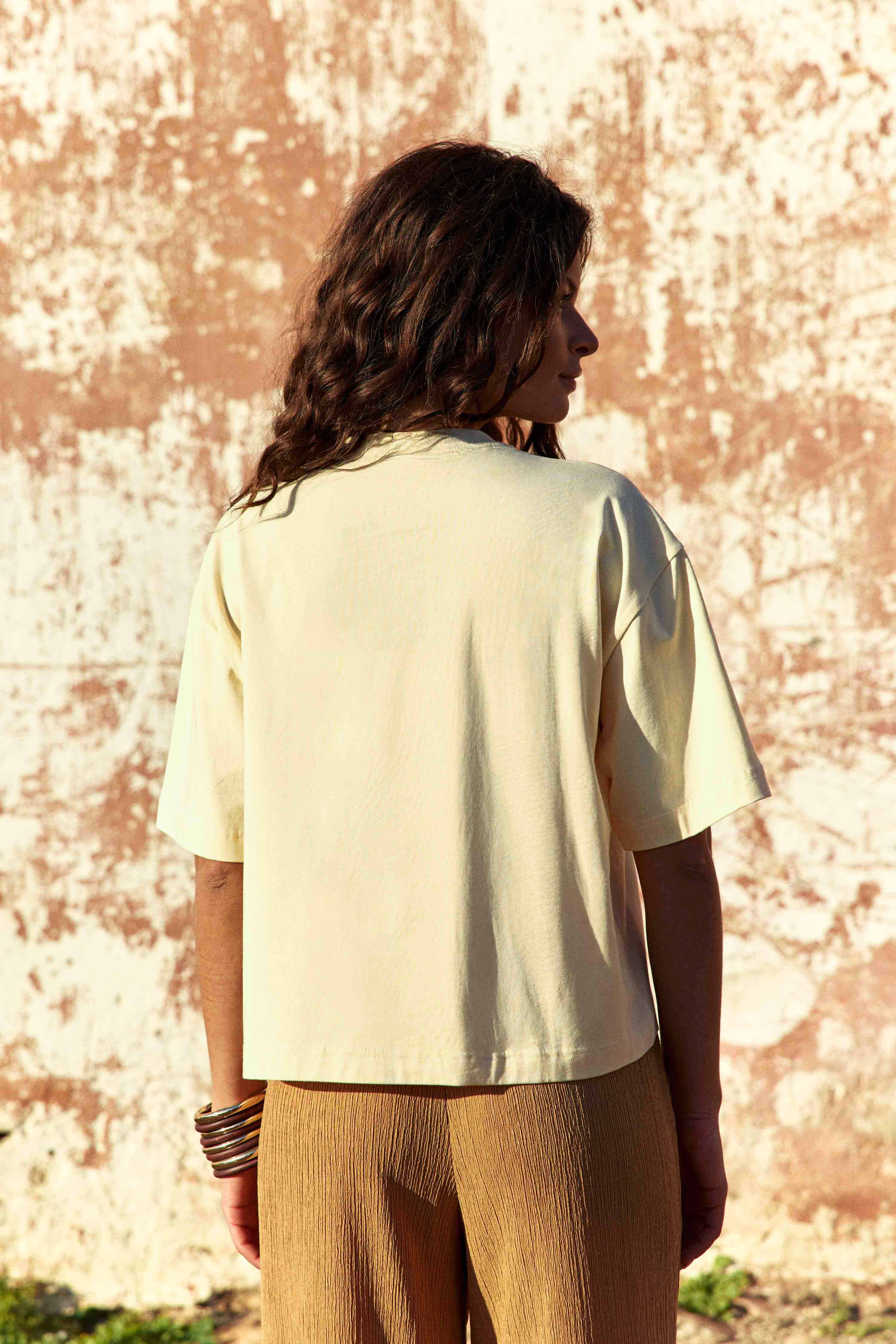 T-shirt Taisa - Vanille