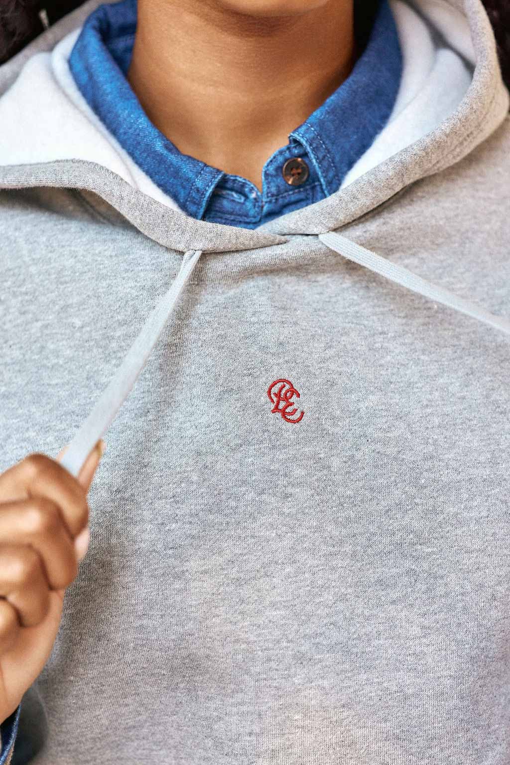 Grey Hooded Sweatshirt - Tamara