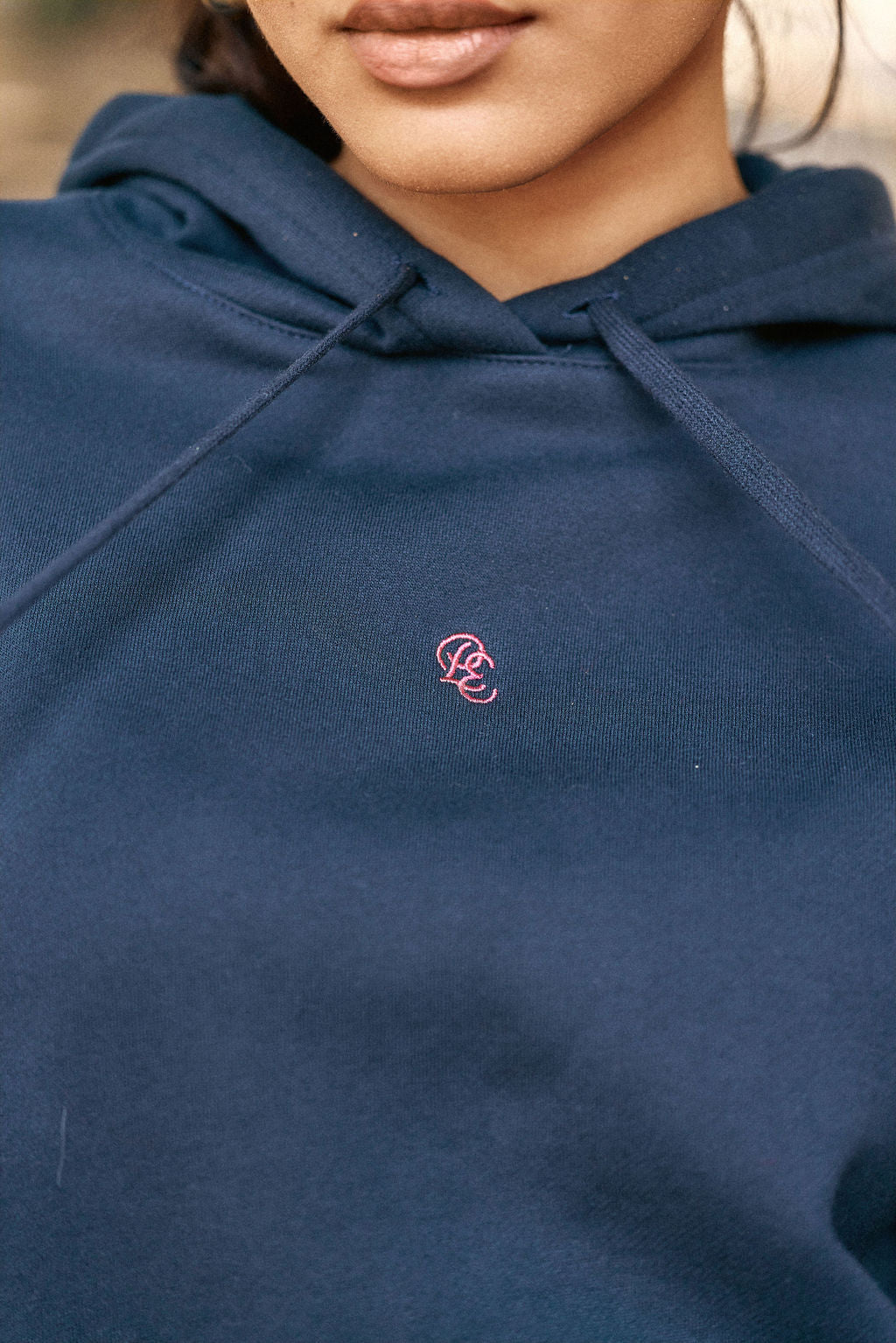 Navy Hooded Sweatshirt - Tamara