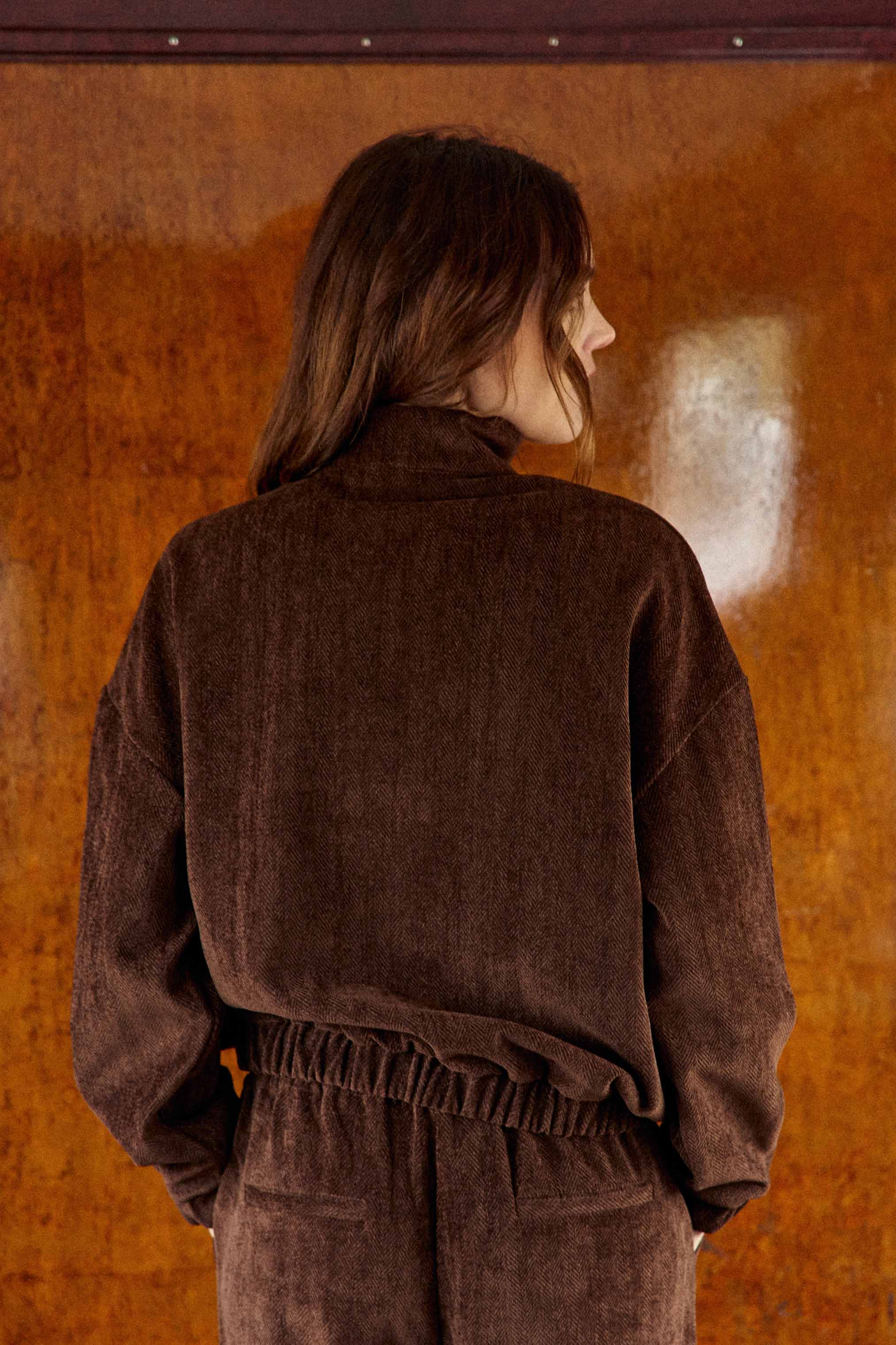 Sweat-shirt marron - Tayen