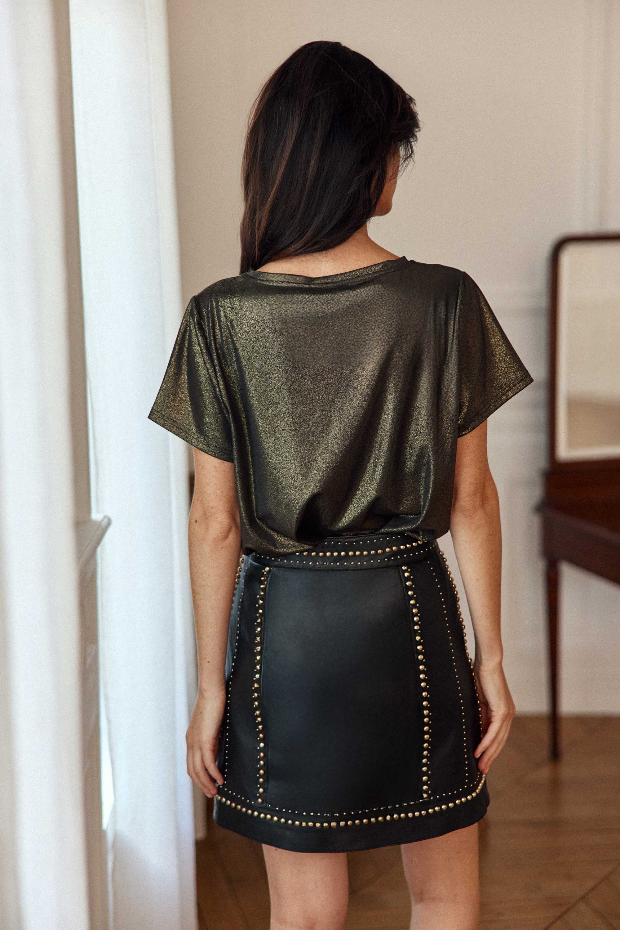 T-shirt mordoré - Tia