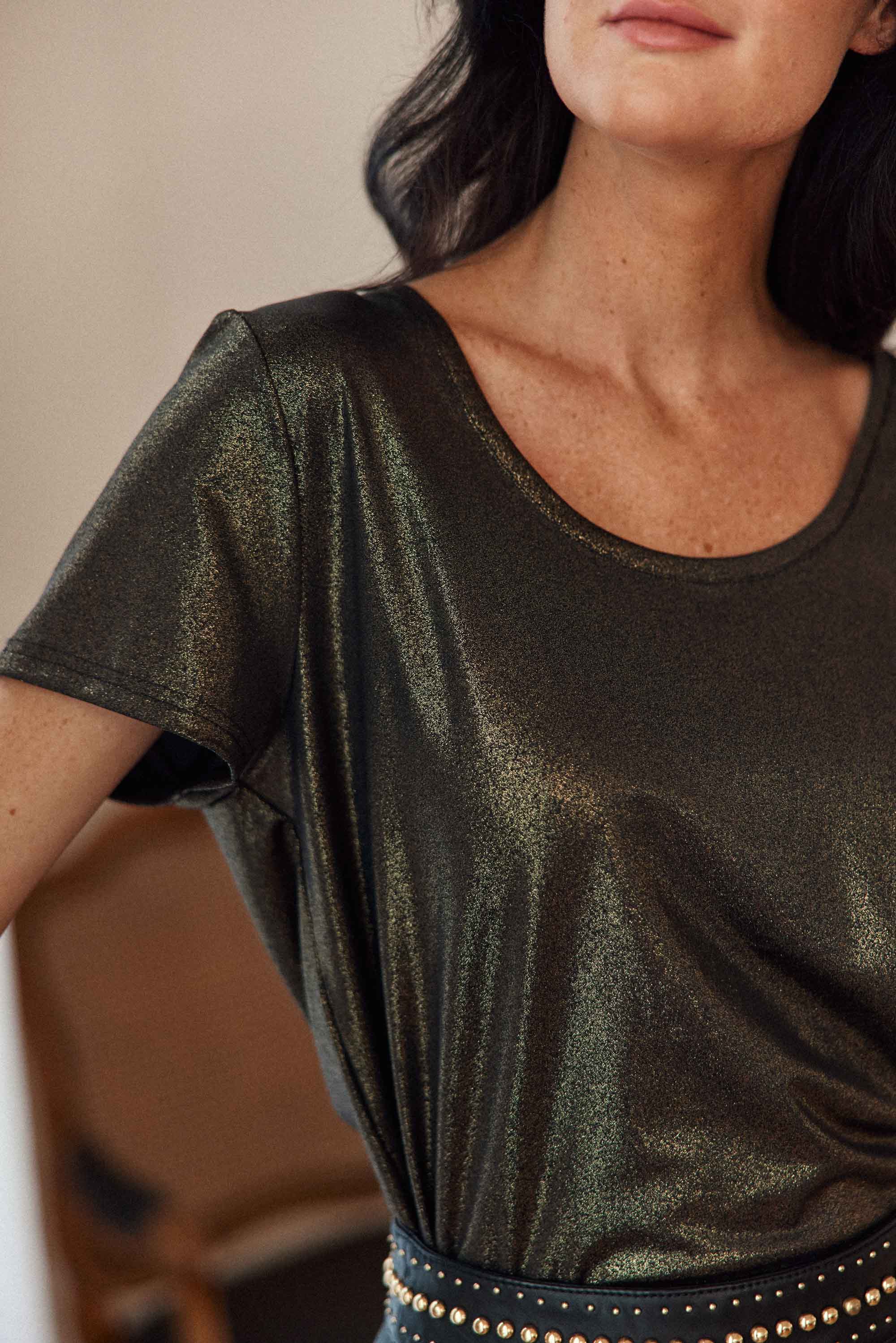 T-shirt mordoré - Tia