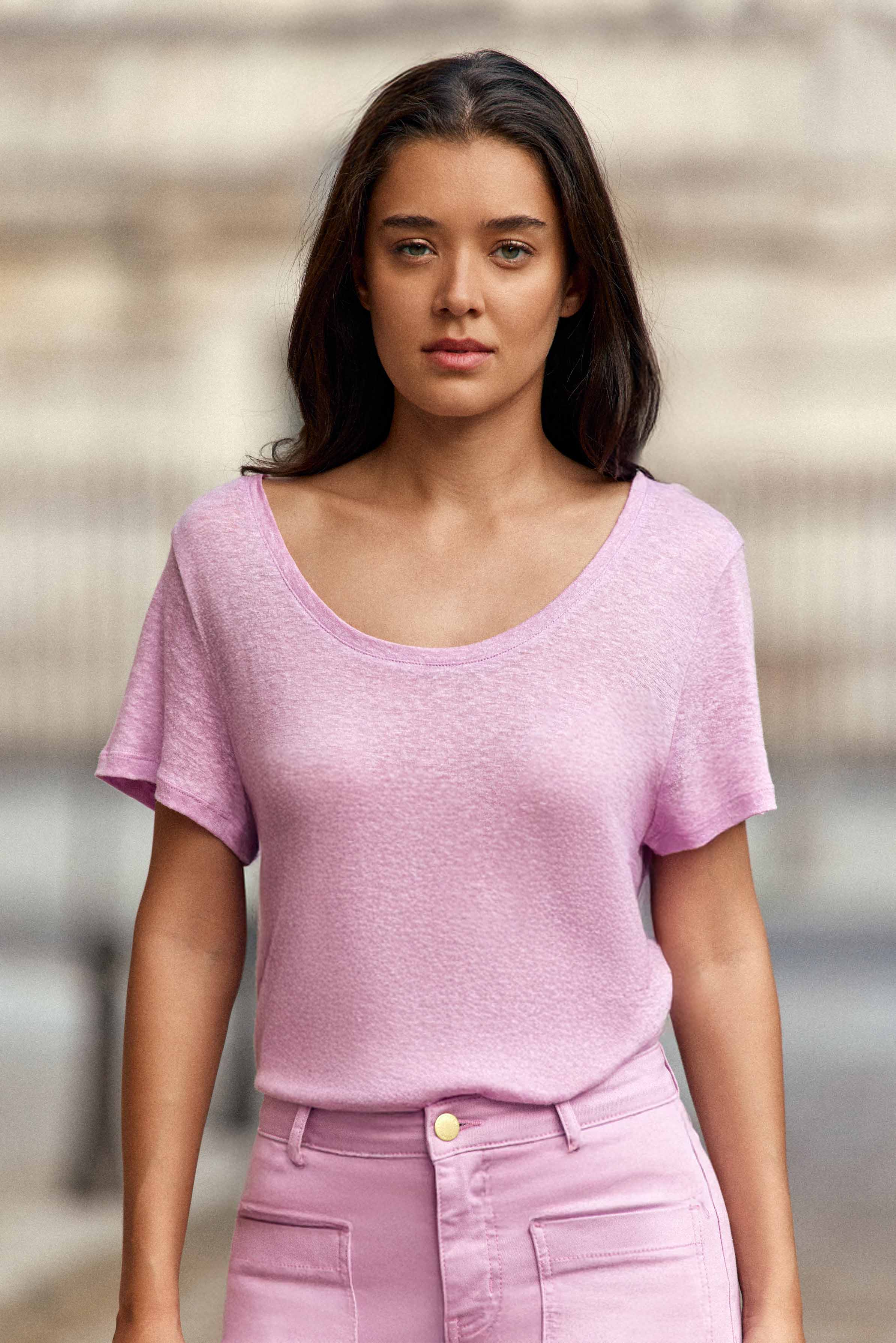Round neck parma T-shirt - Tia