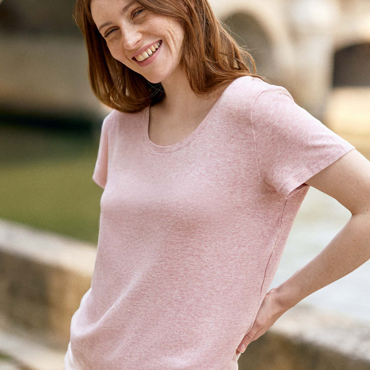 Classic T-shirt Pour Femmes Imprimé Barbie à Col Rond Ecrou O 4356507
