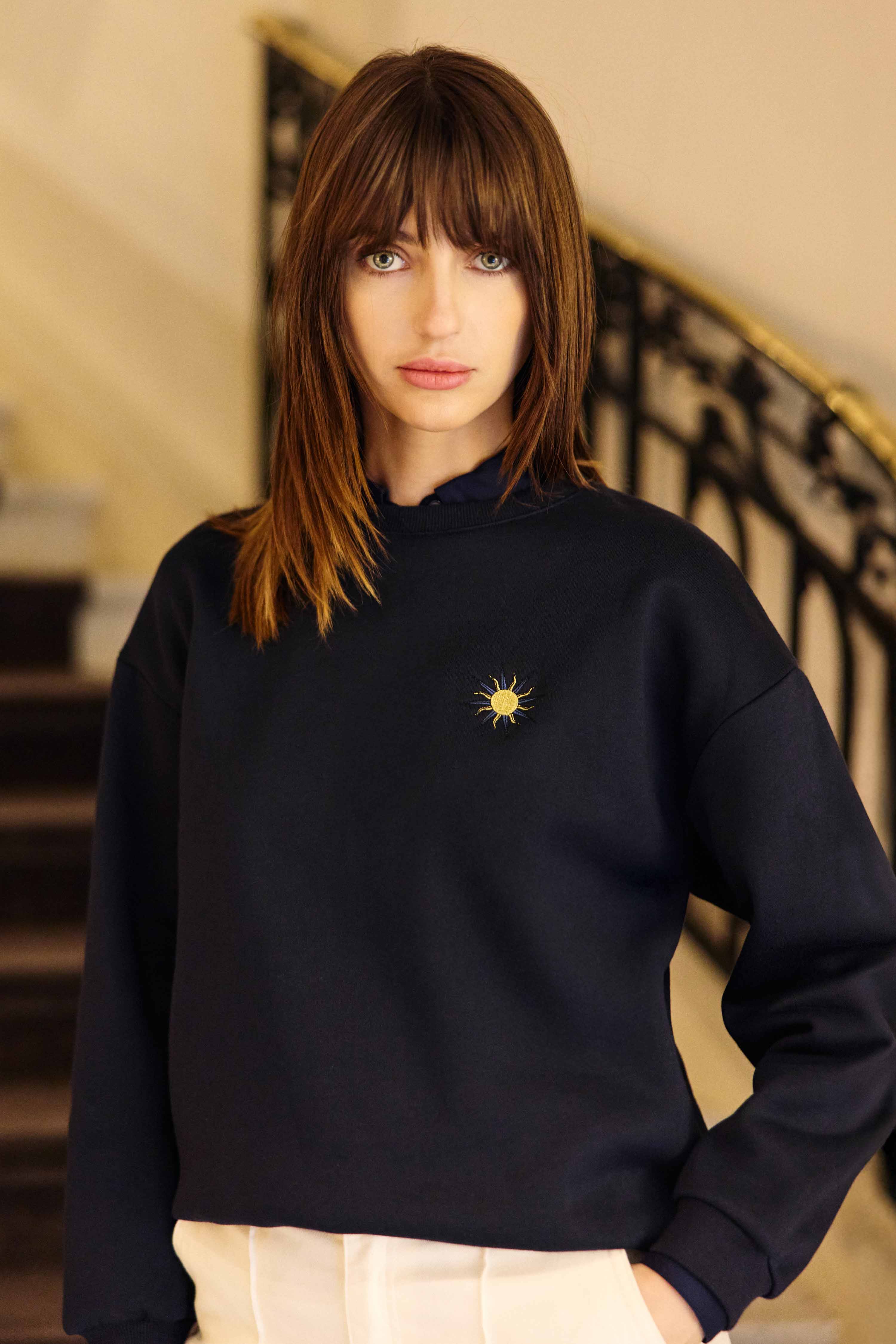 Sweat-shirt Tiger - Marine