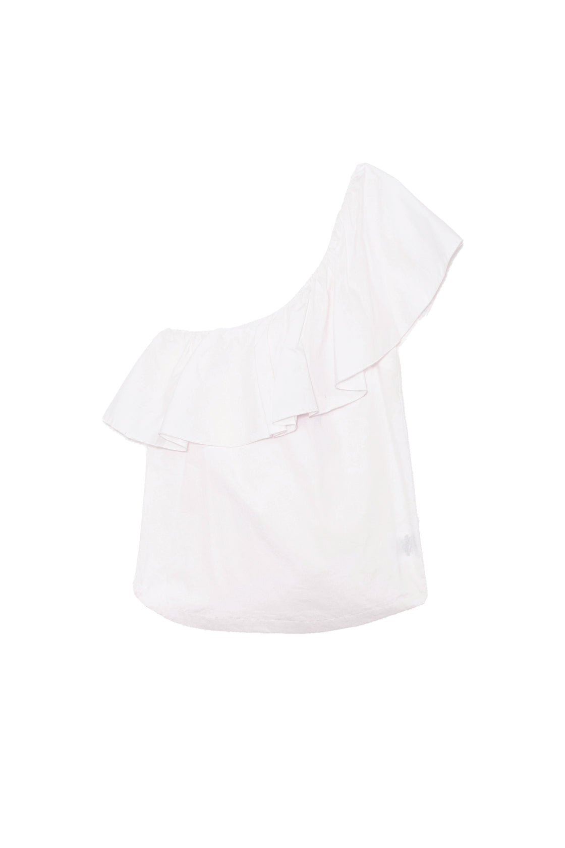 Top asymétrique ivoire - Tilly