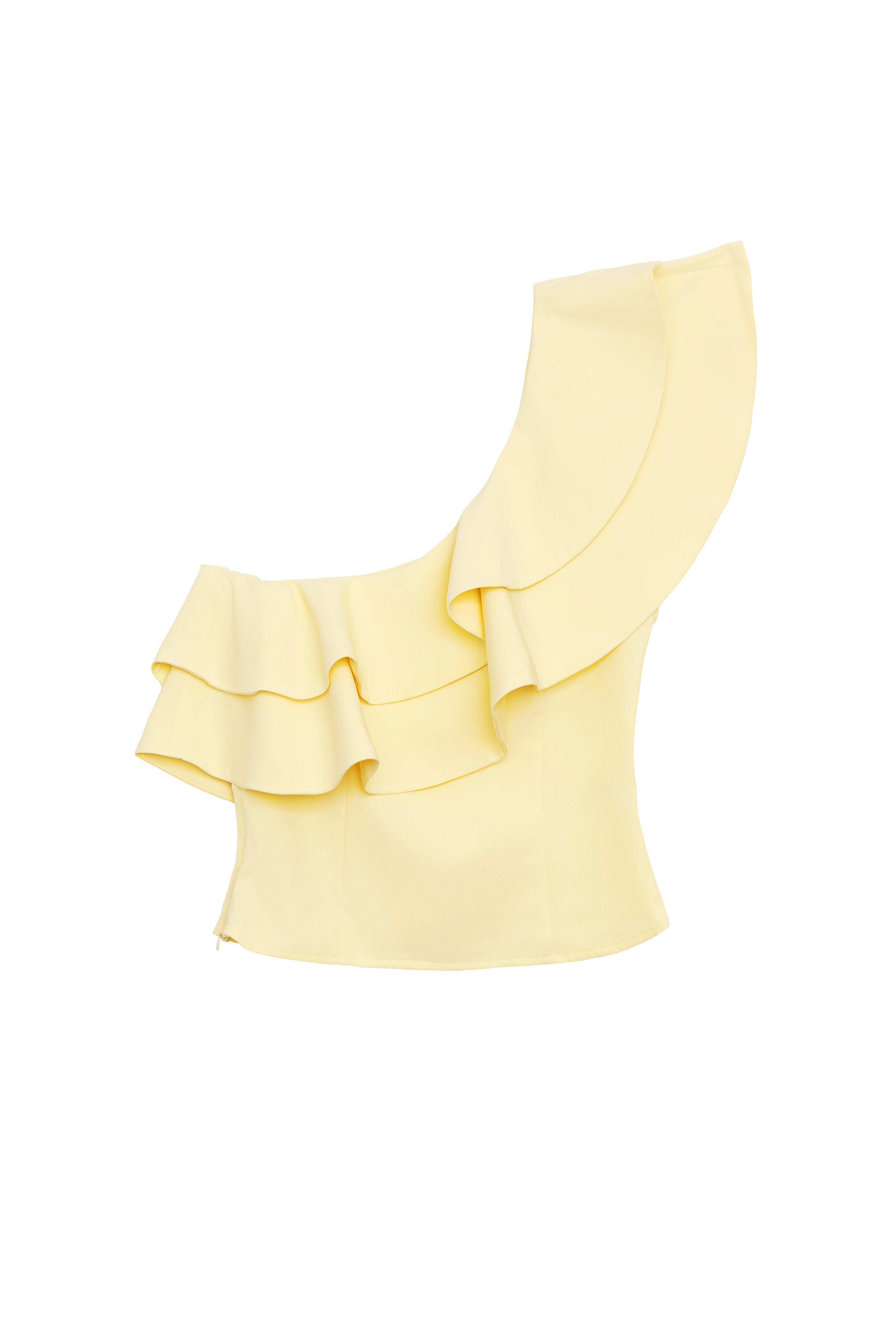 Top one shoulder Timel - Jaune