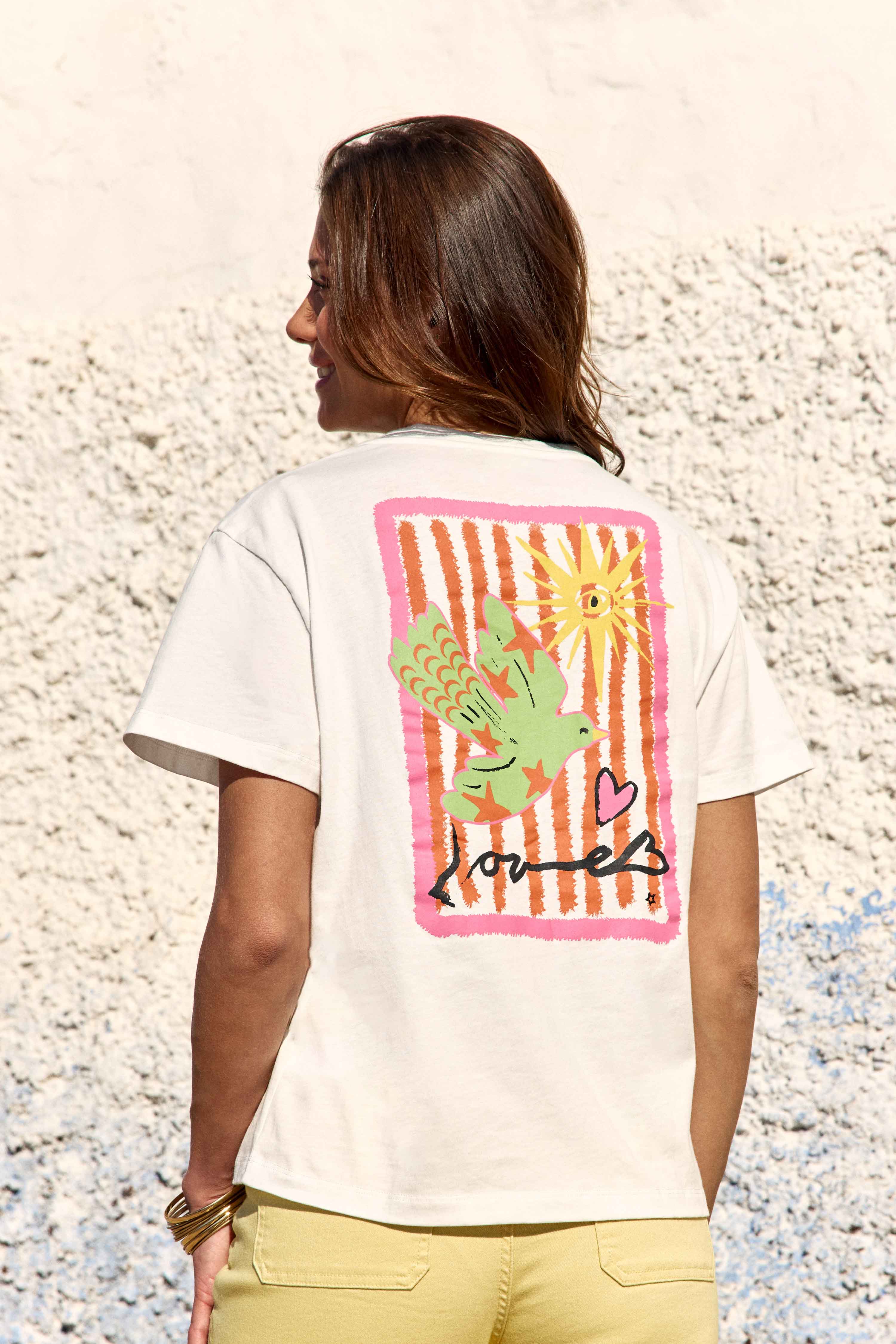 Tolombe - T-shirt coupe droite