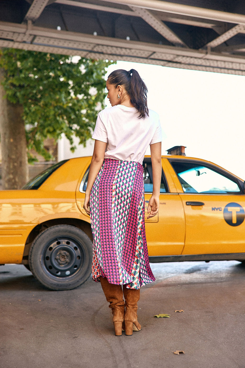 T-Shirt col rond blanc - Tove