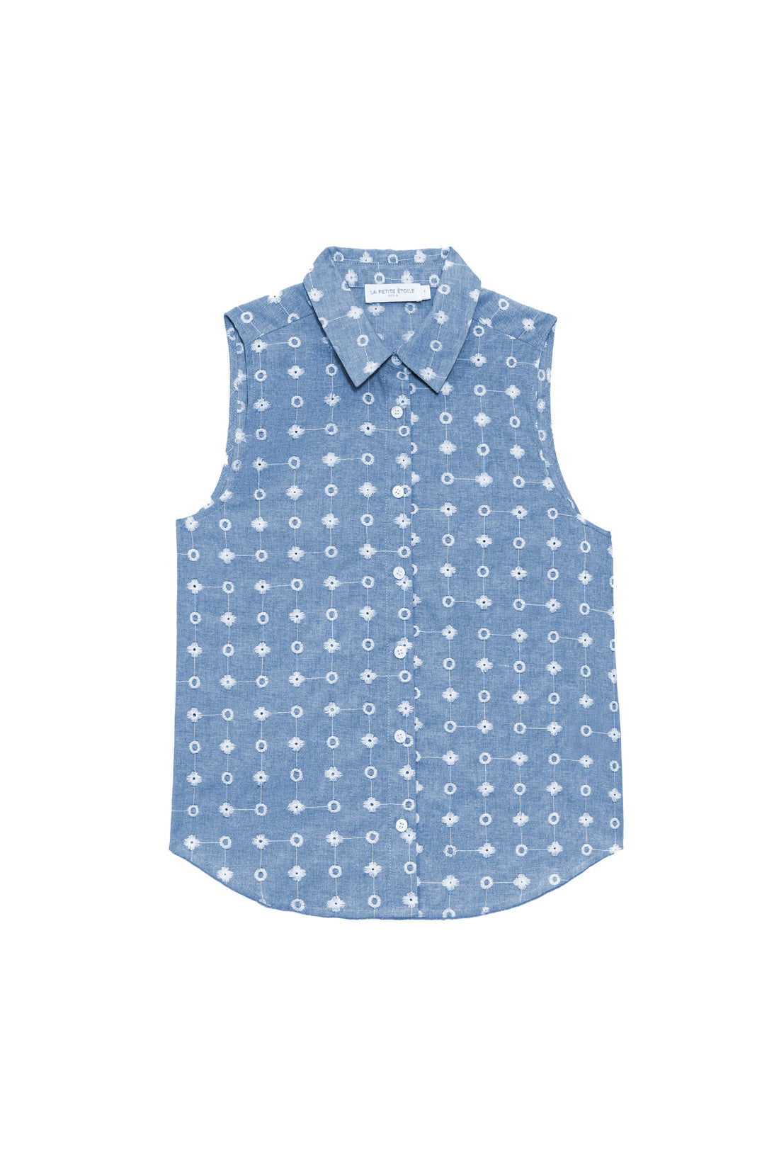 Top sans manches bleu - Toya