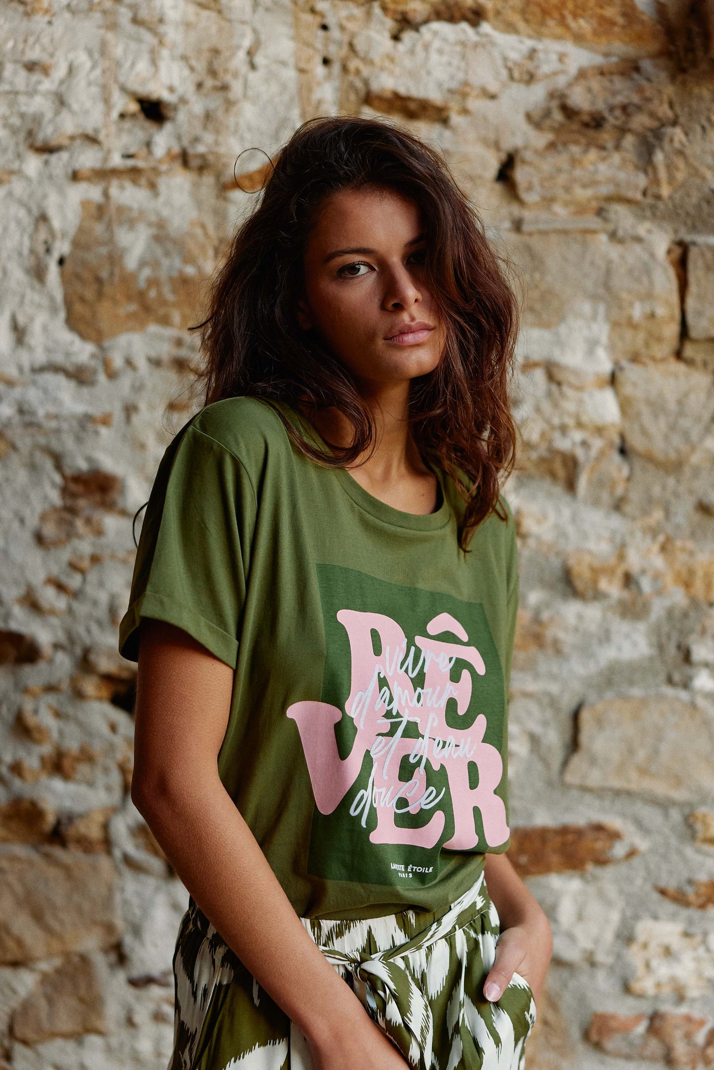 T-shirt Trever - Kaki