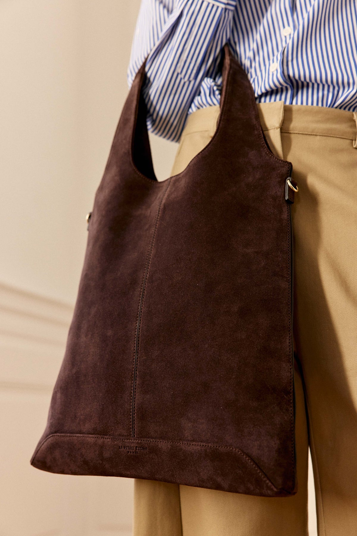 Trocadero - Sac cabas en croûte de cuir