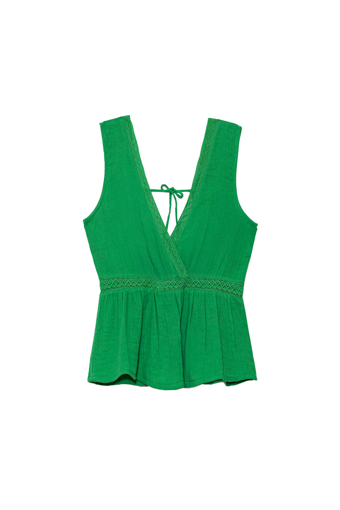 Green backless top - Tulip