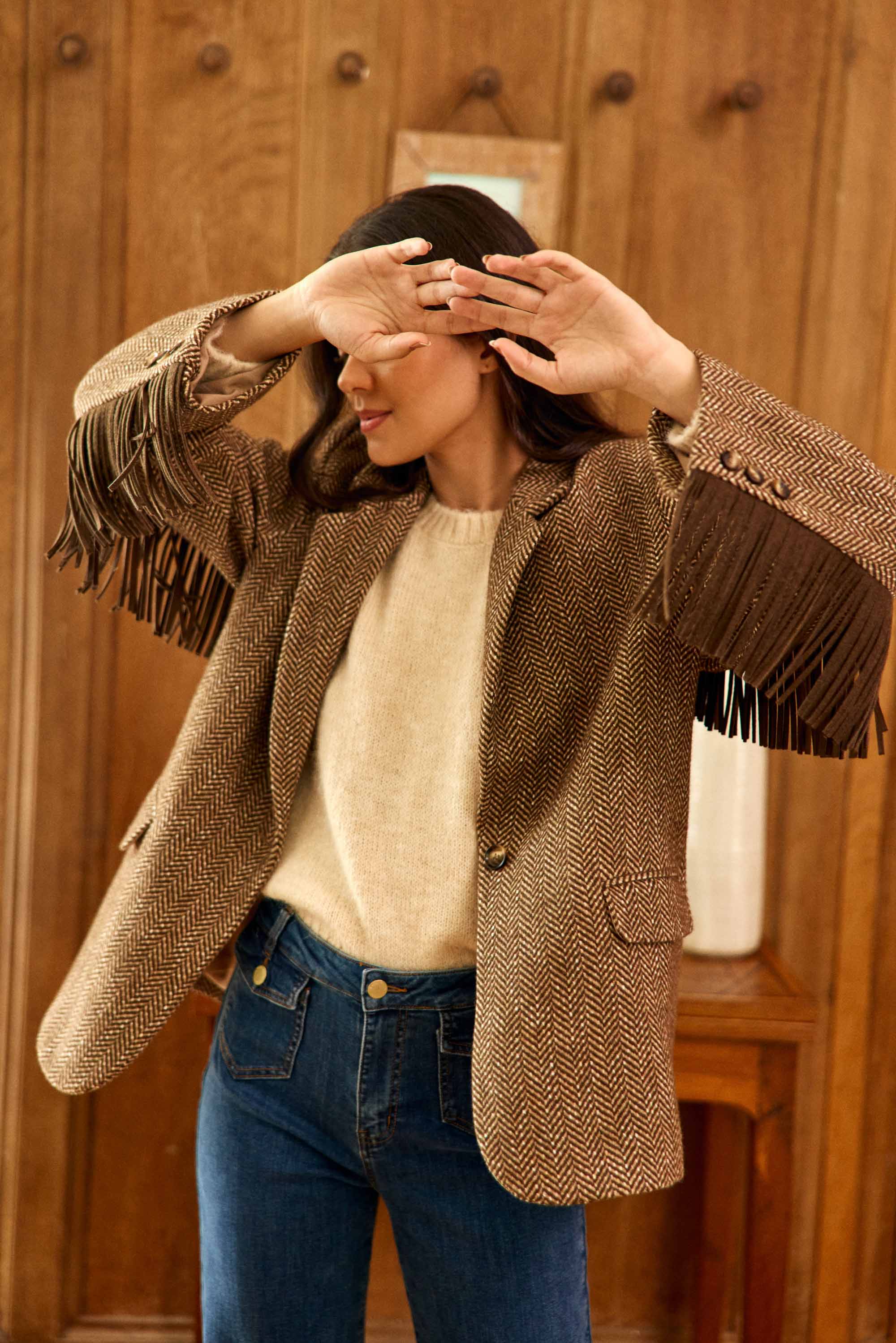 Valyn Jacket - Chevron