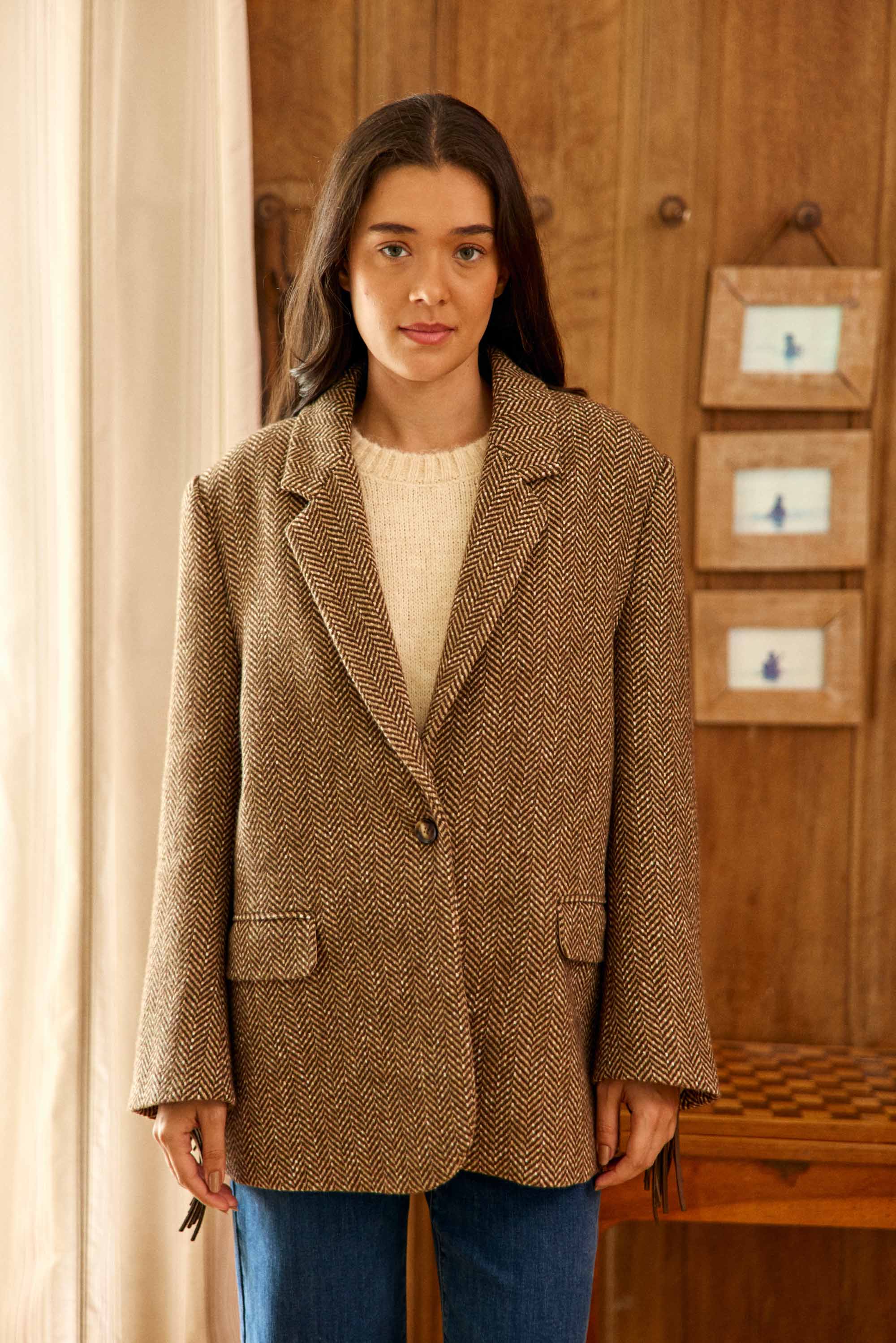 Valyn Jacket - Chevron