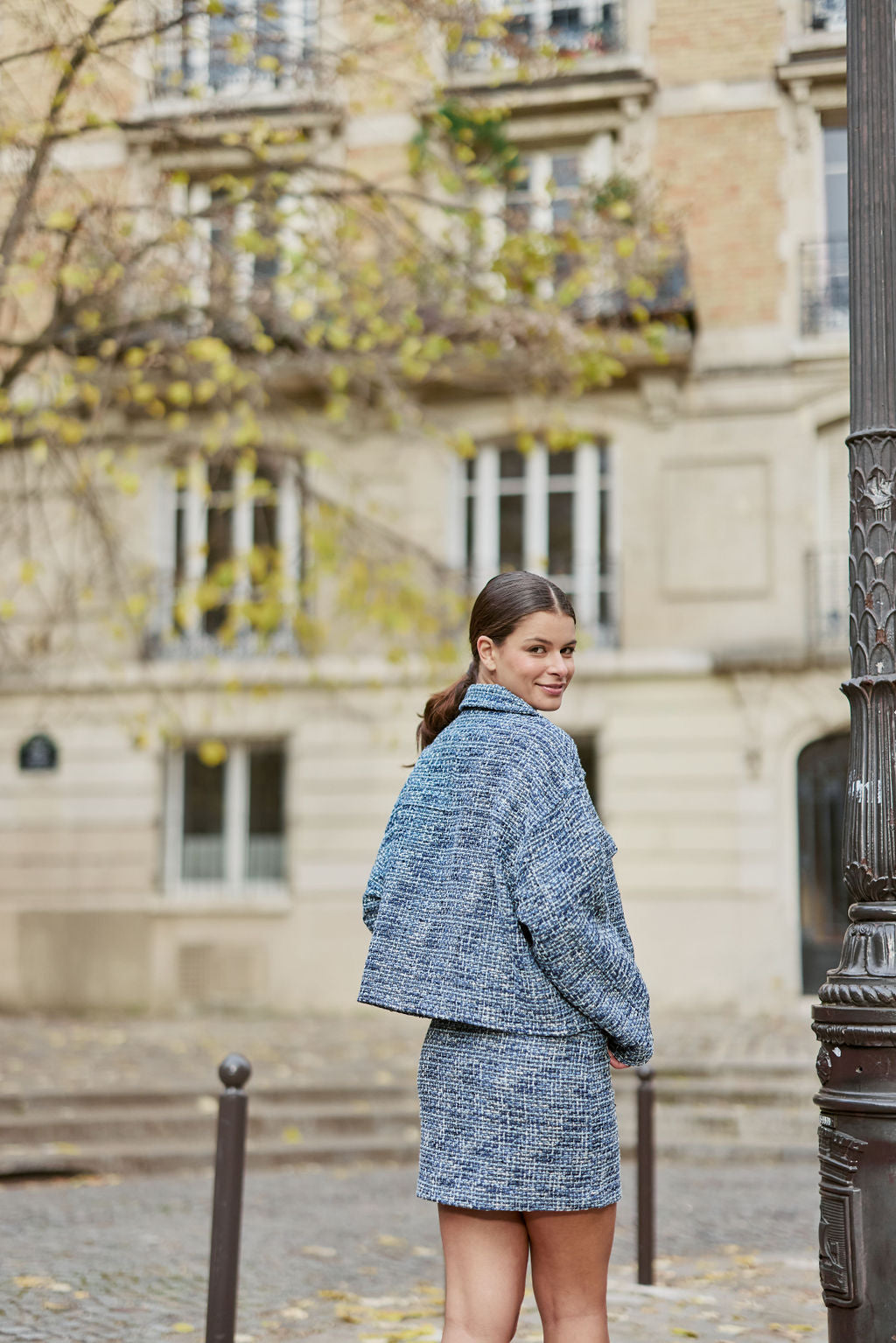 Blue tweed jacket - Vane