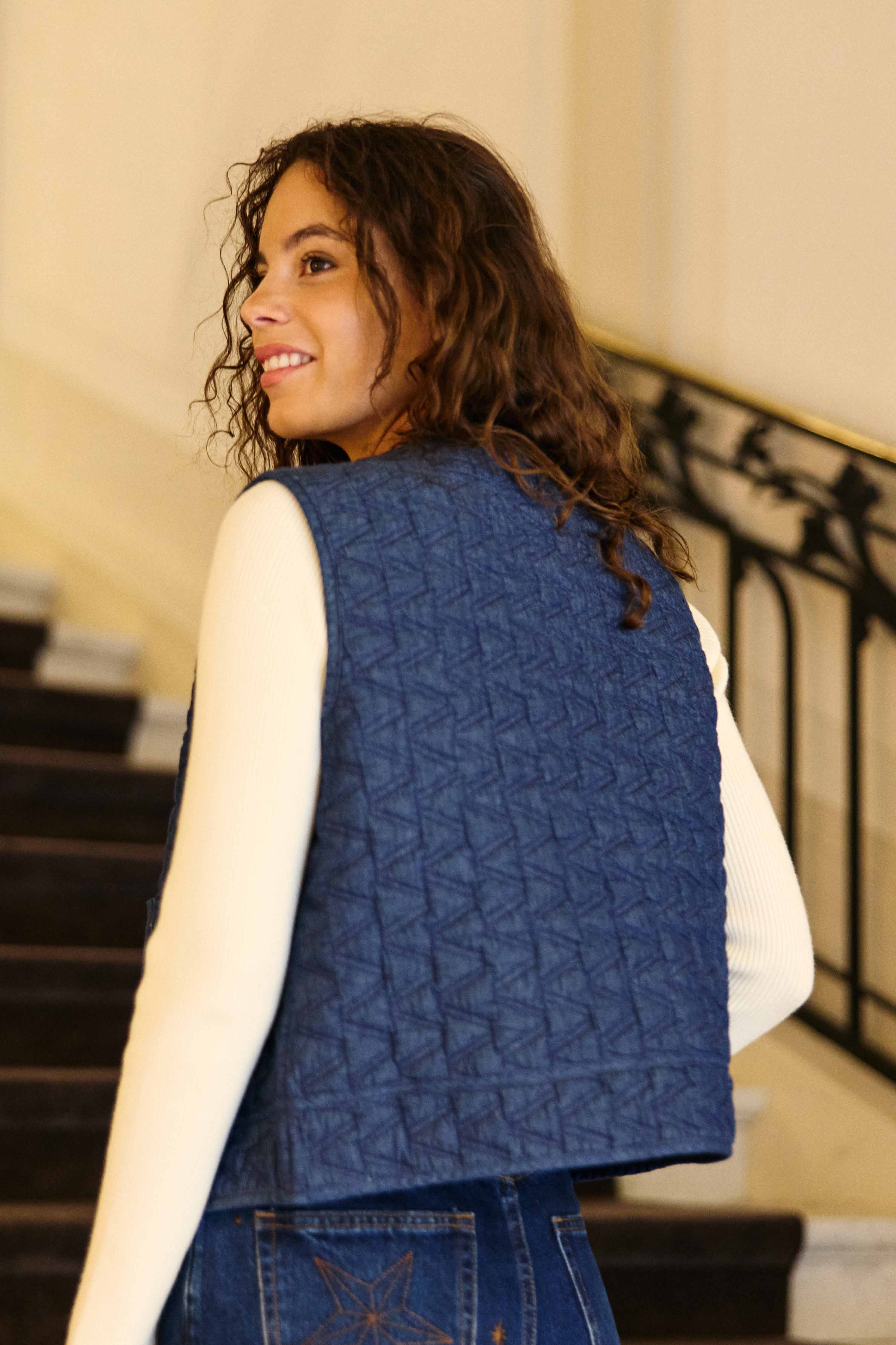 Veste sans manches matelassée wash - Vaney