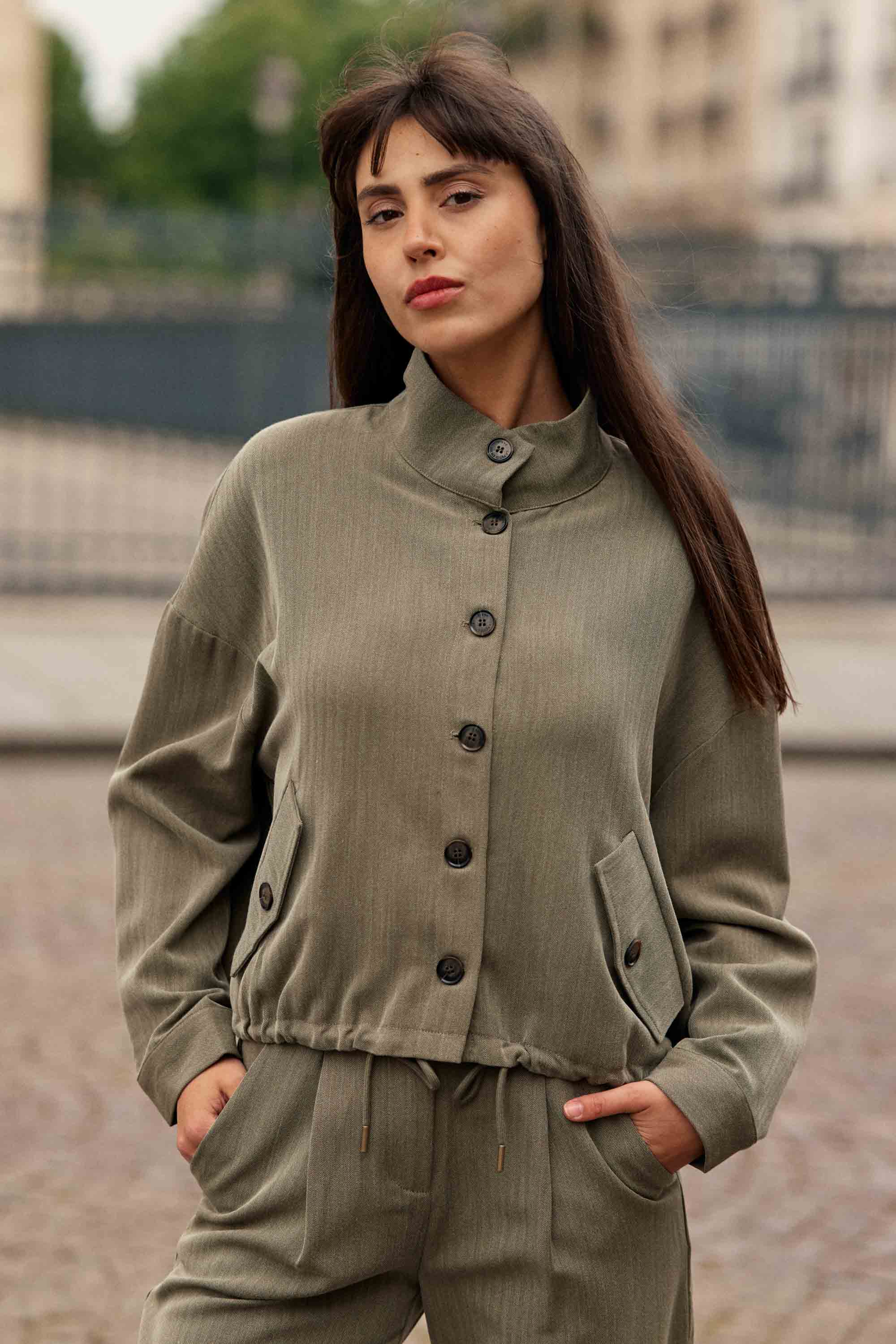 Veste Vely - Kaki