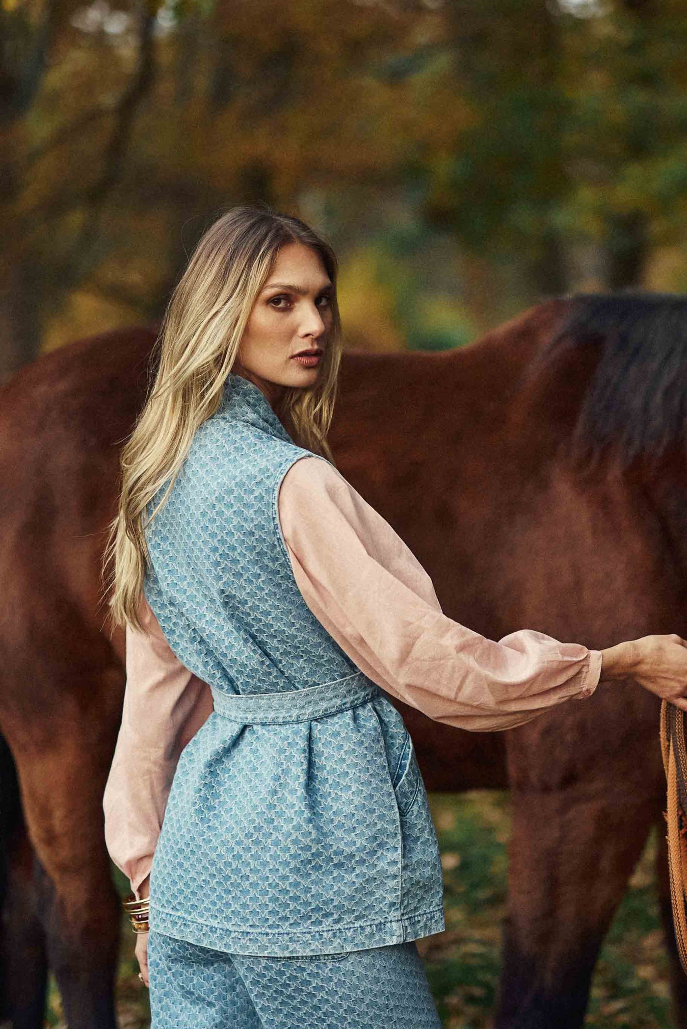 Stone denim jacket - Verany
