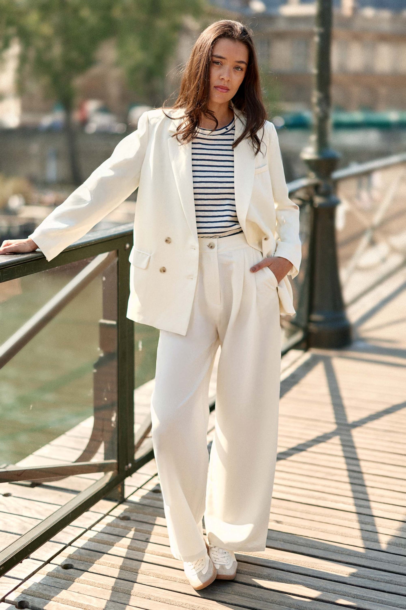 Veste de tailleur écrue - Victoire