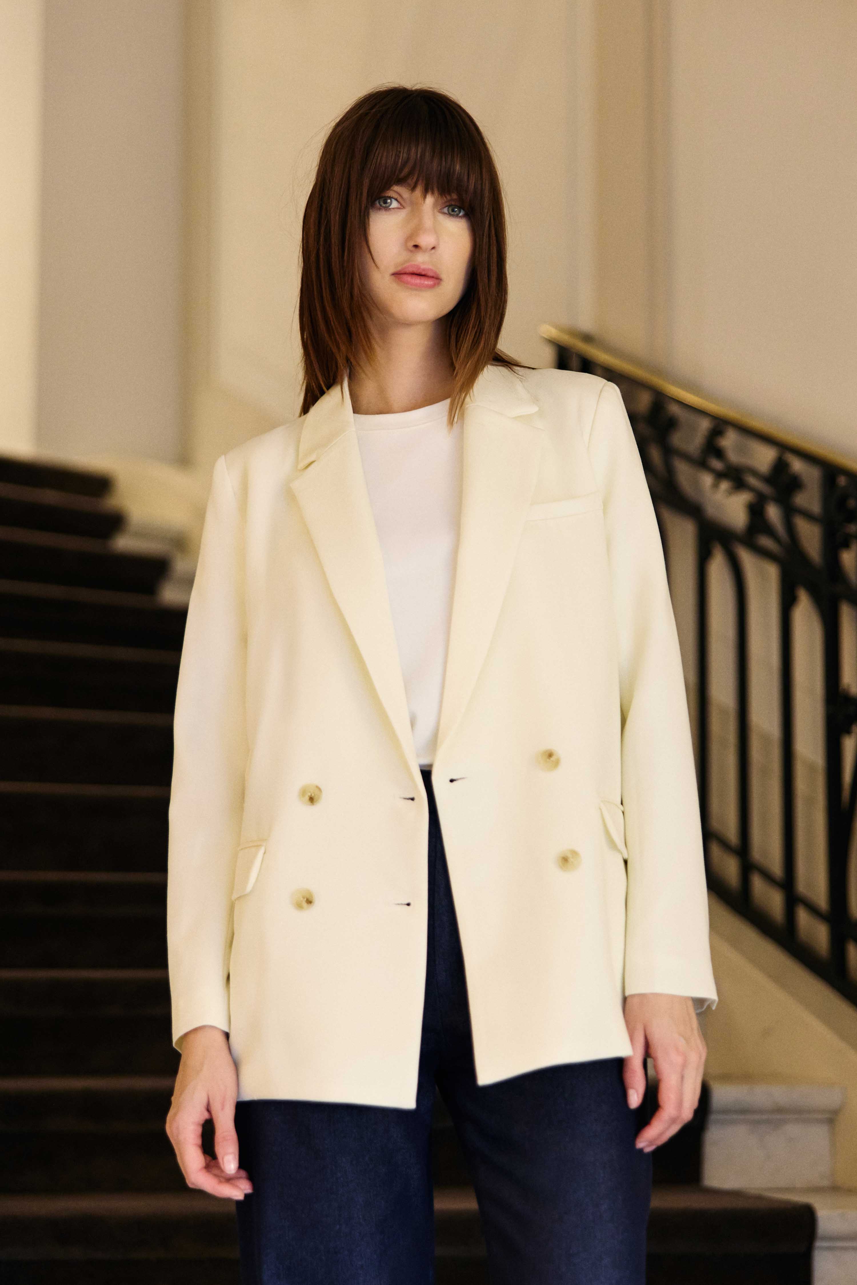 Veste tailleur écrue - Victoire