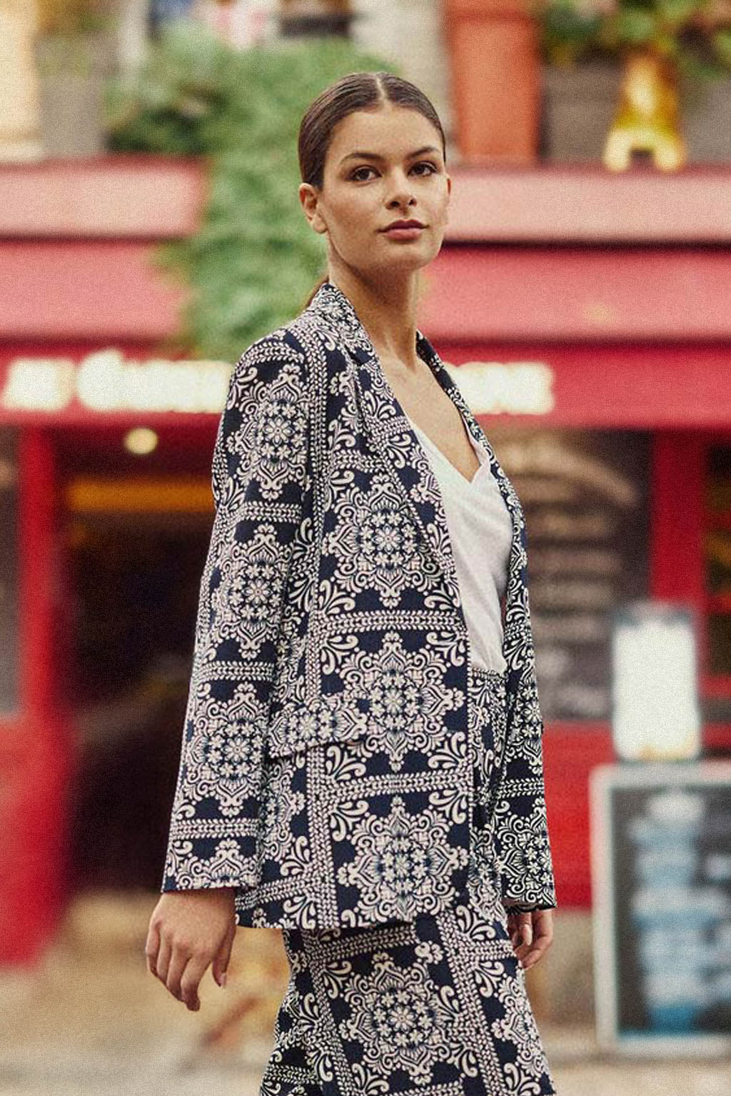 Veste de tailleur marine - Victoire