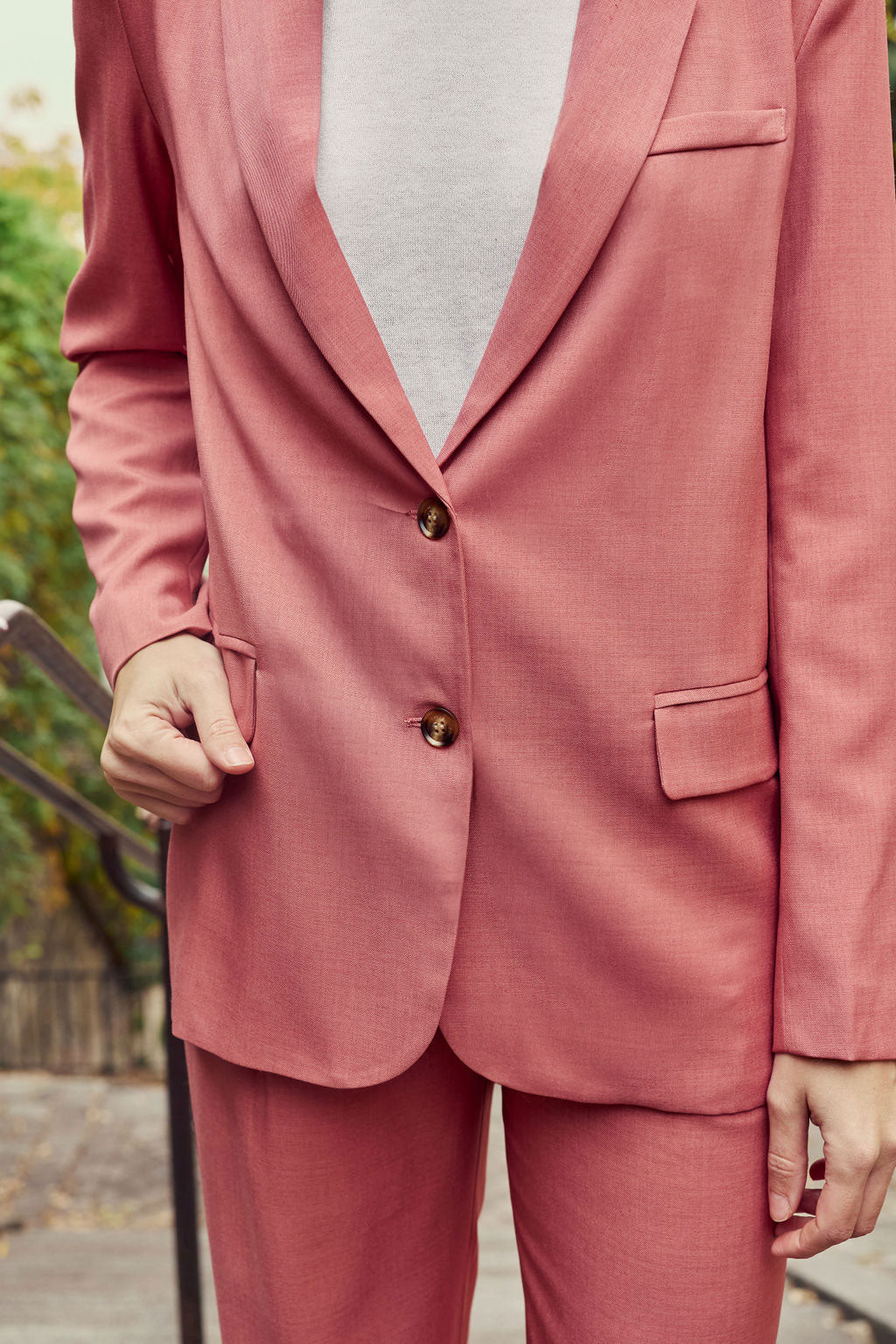 Old pink tailored jacket - Vida