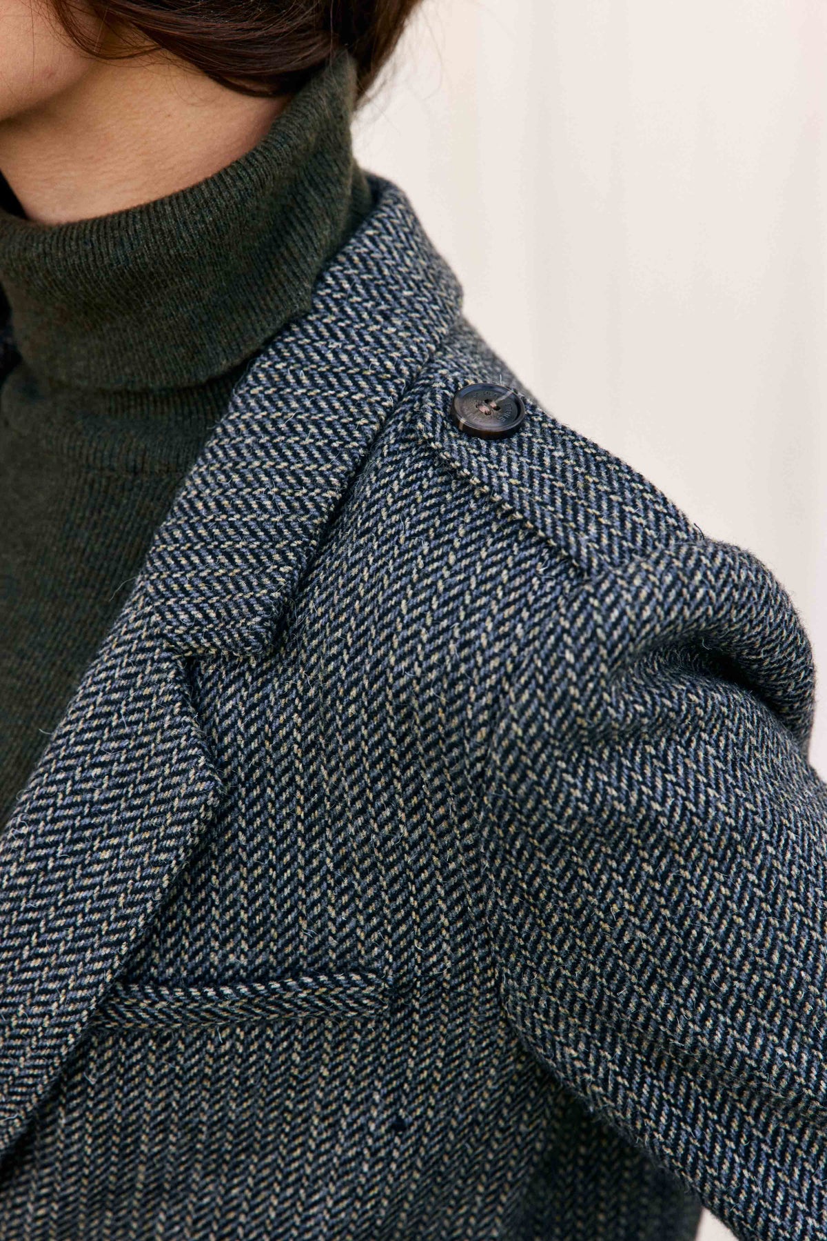 Vidala - Jacke mit Fischgrätenmuster