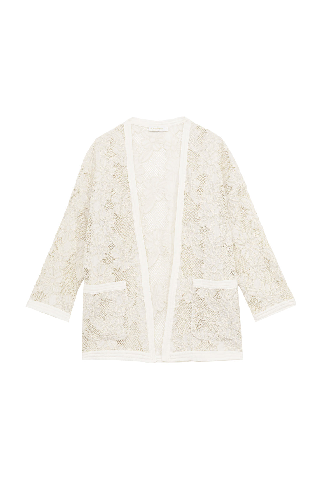 Beige cotton kimono - Violaine