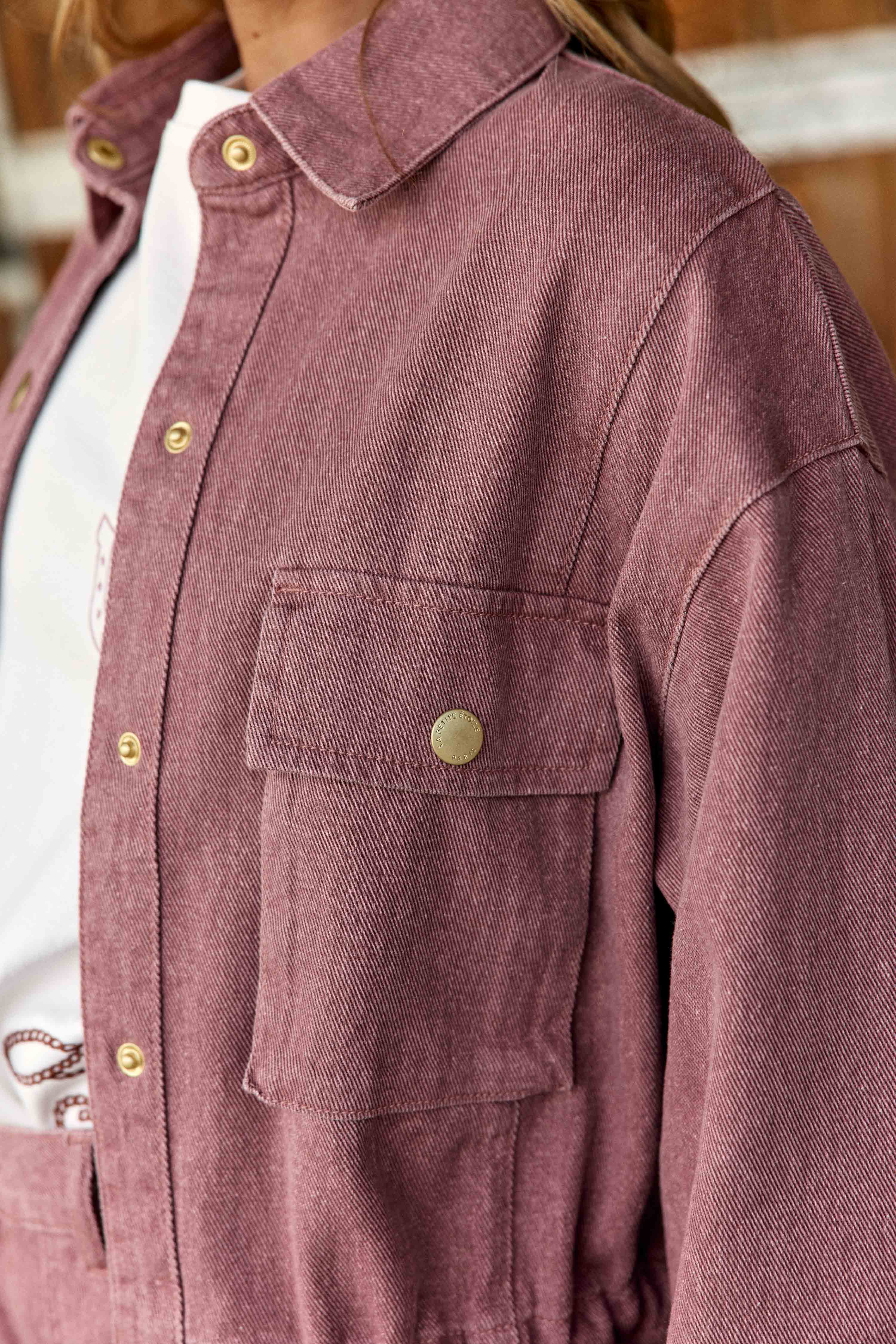Vita - Verstellbare Jeansjacke