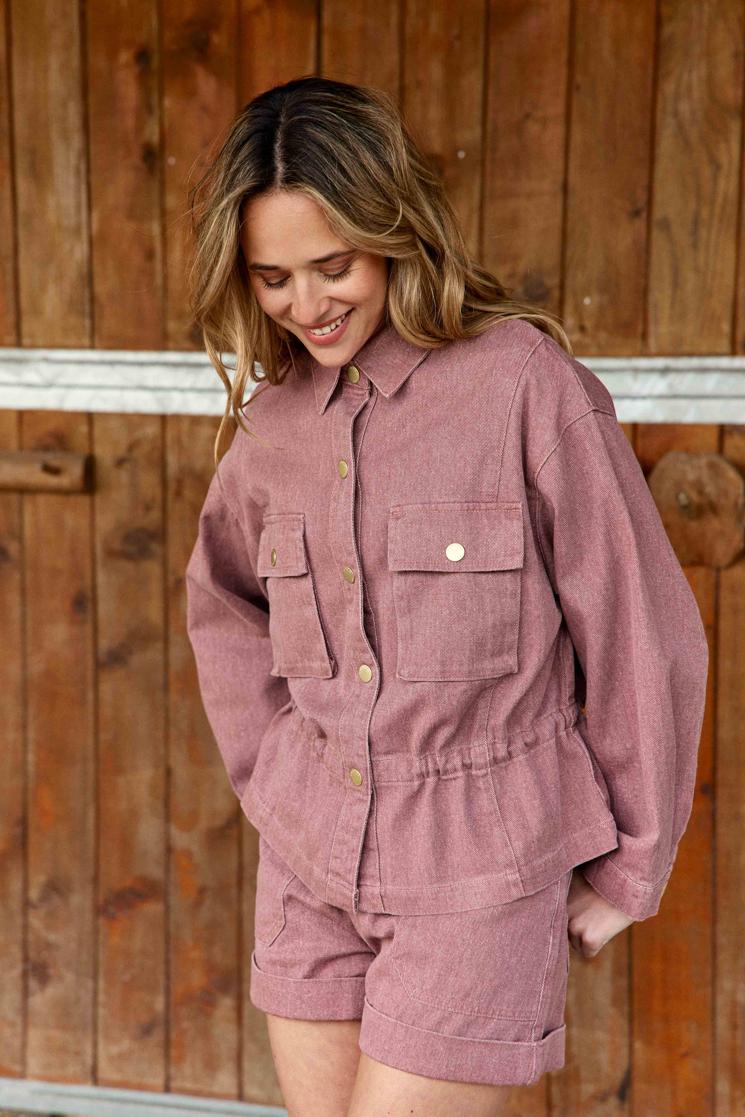 Vita - Verstellbare Jeansjacke
