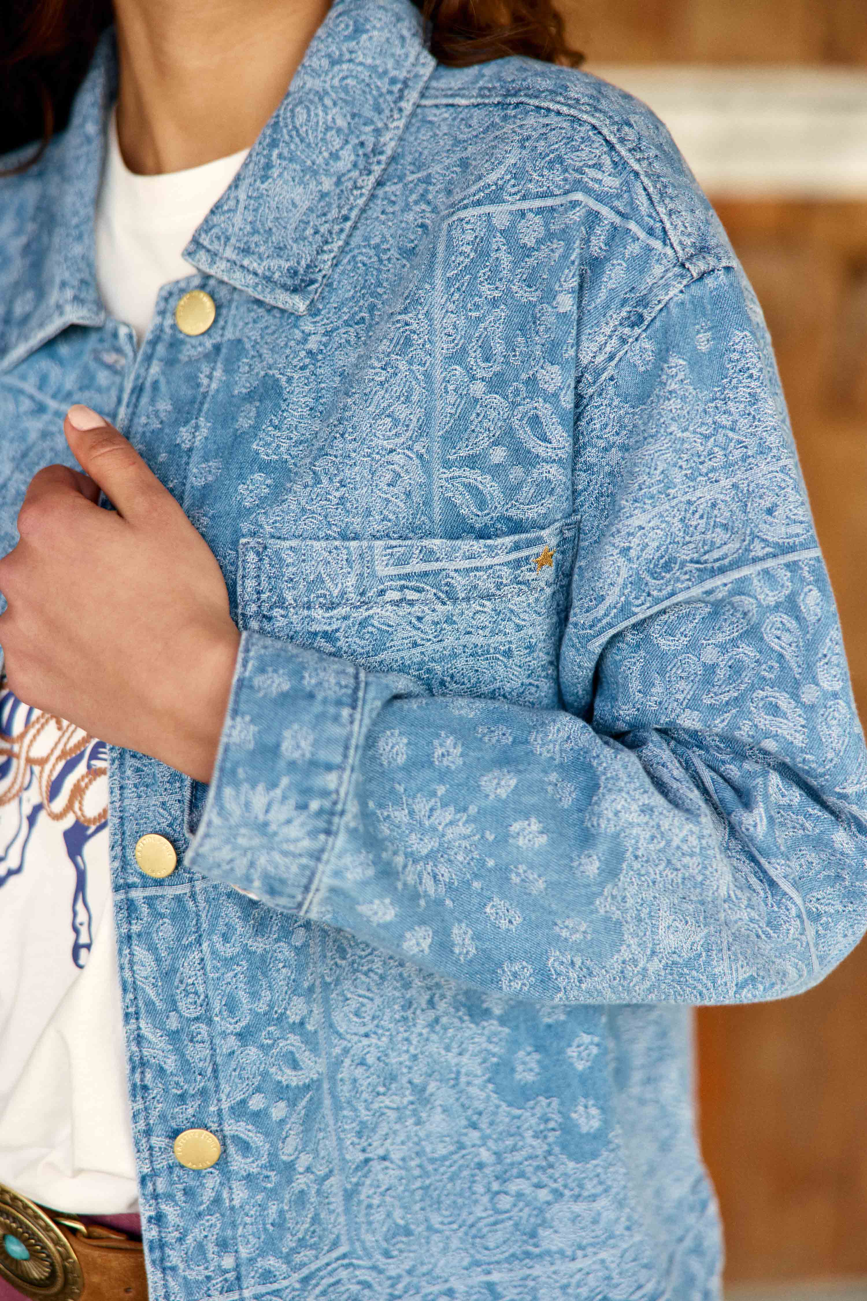 Vitalo - Jeans-Hemdjacke