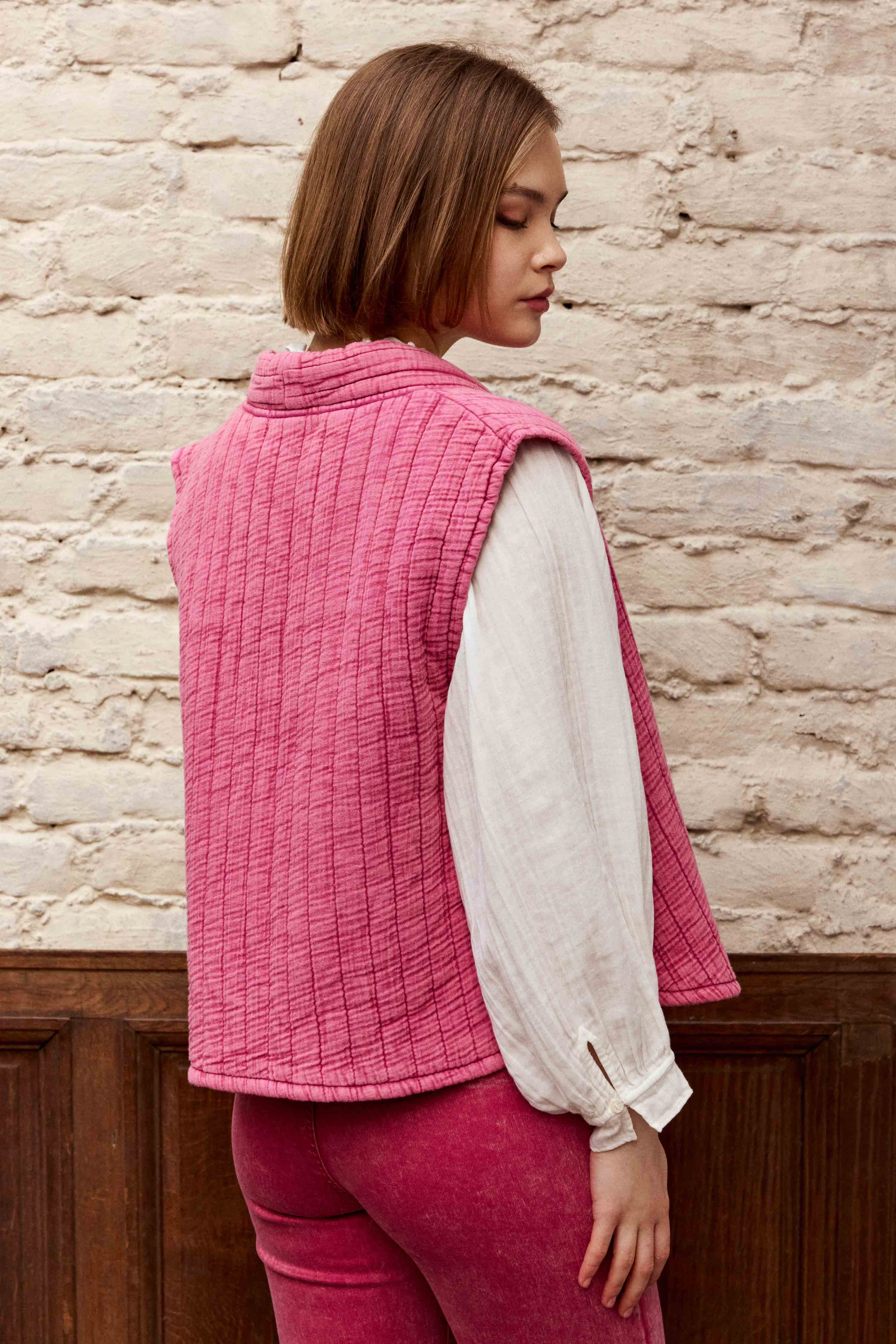 Veste Vivie - Framboise