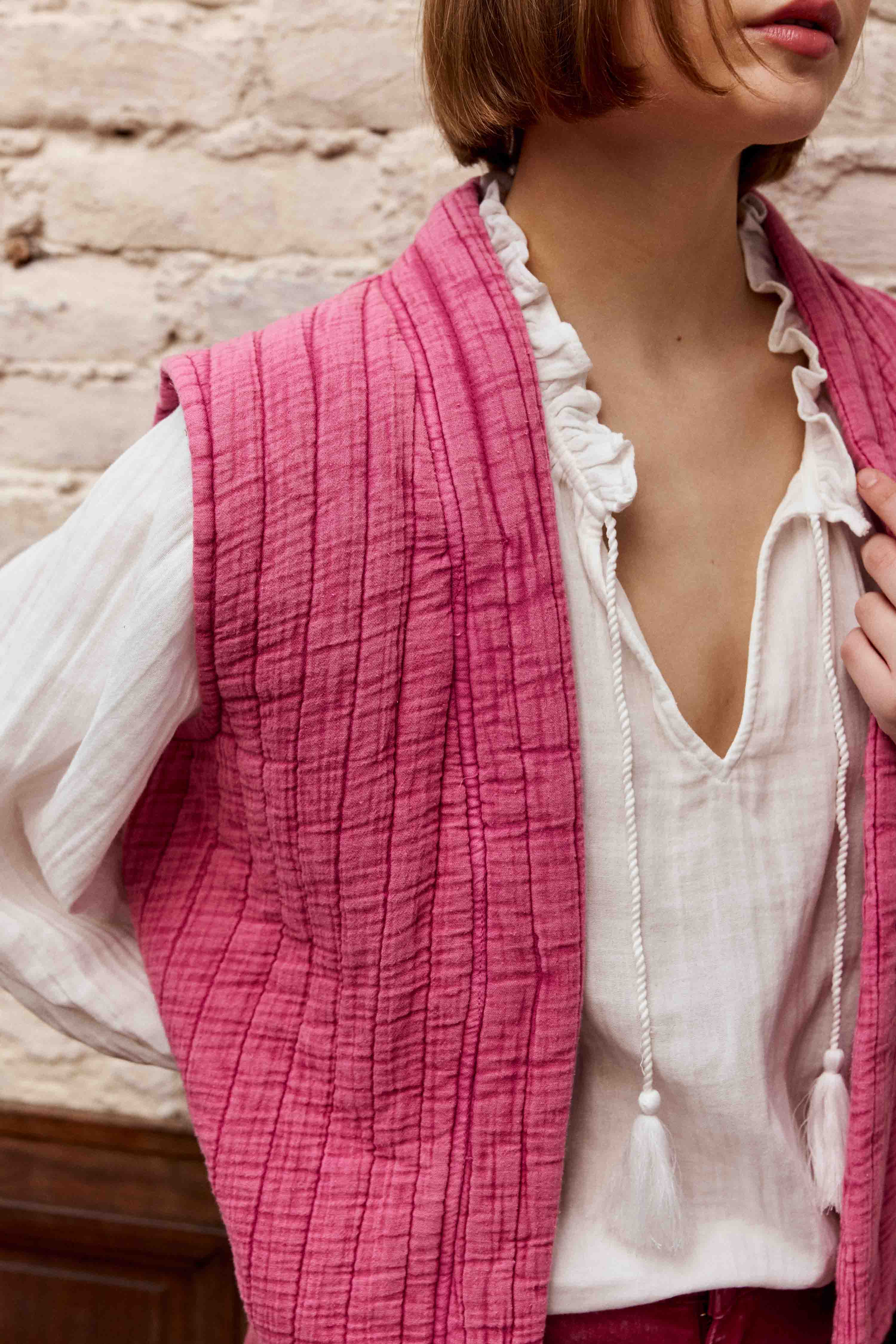 Veste Vivie - Framboise