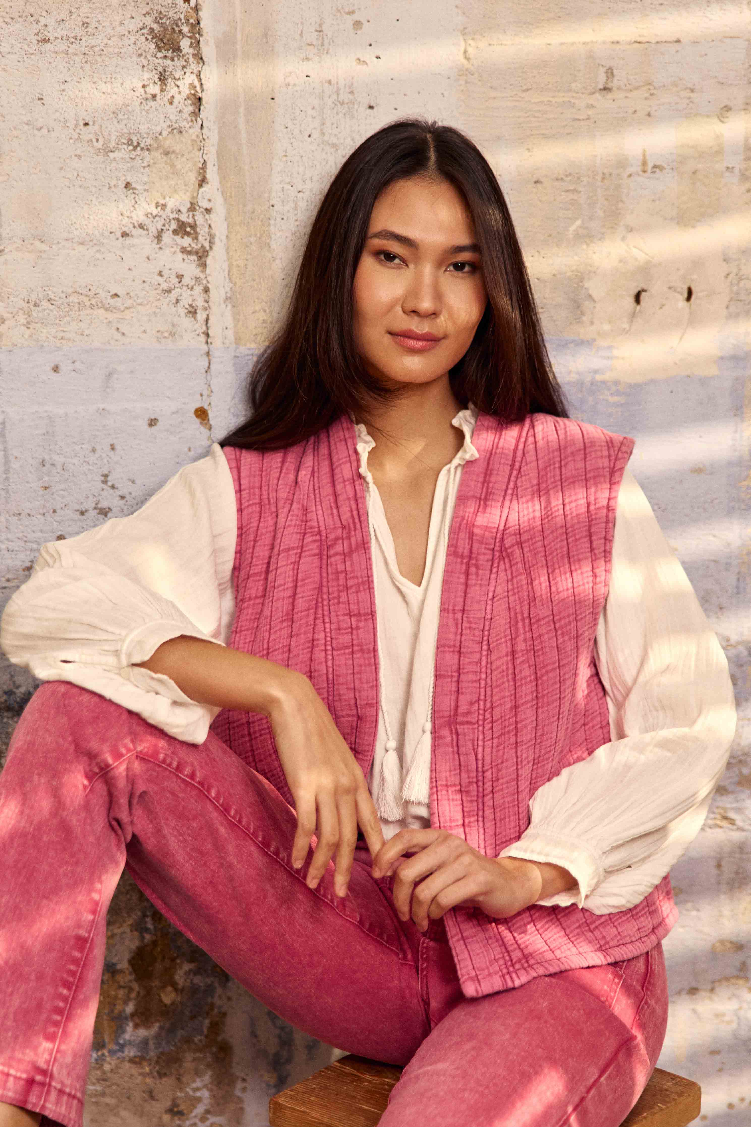 Veste Vivie - Framboise