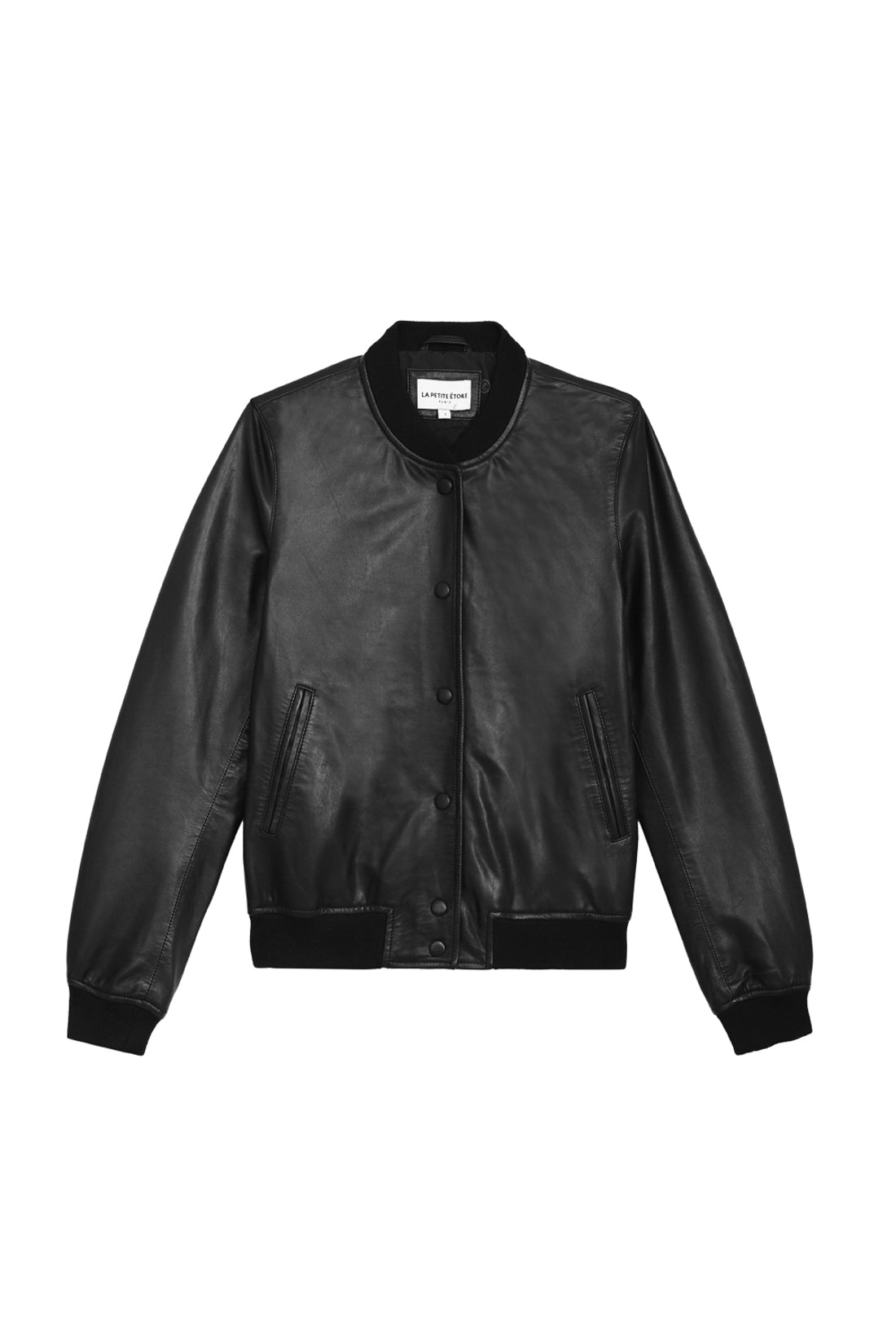 Veste en cuir noir - Volene