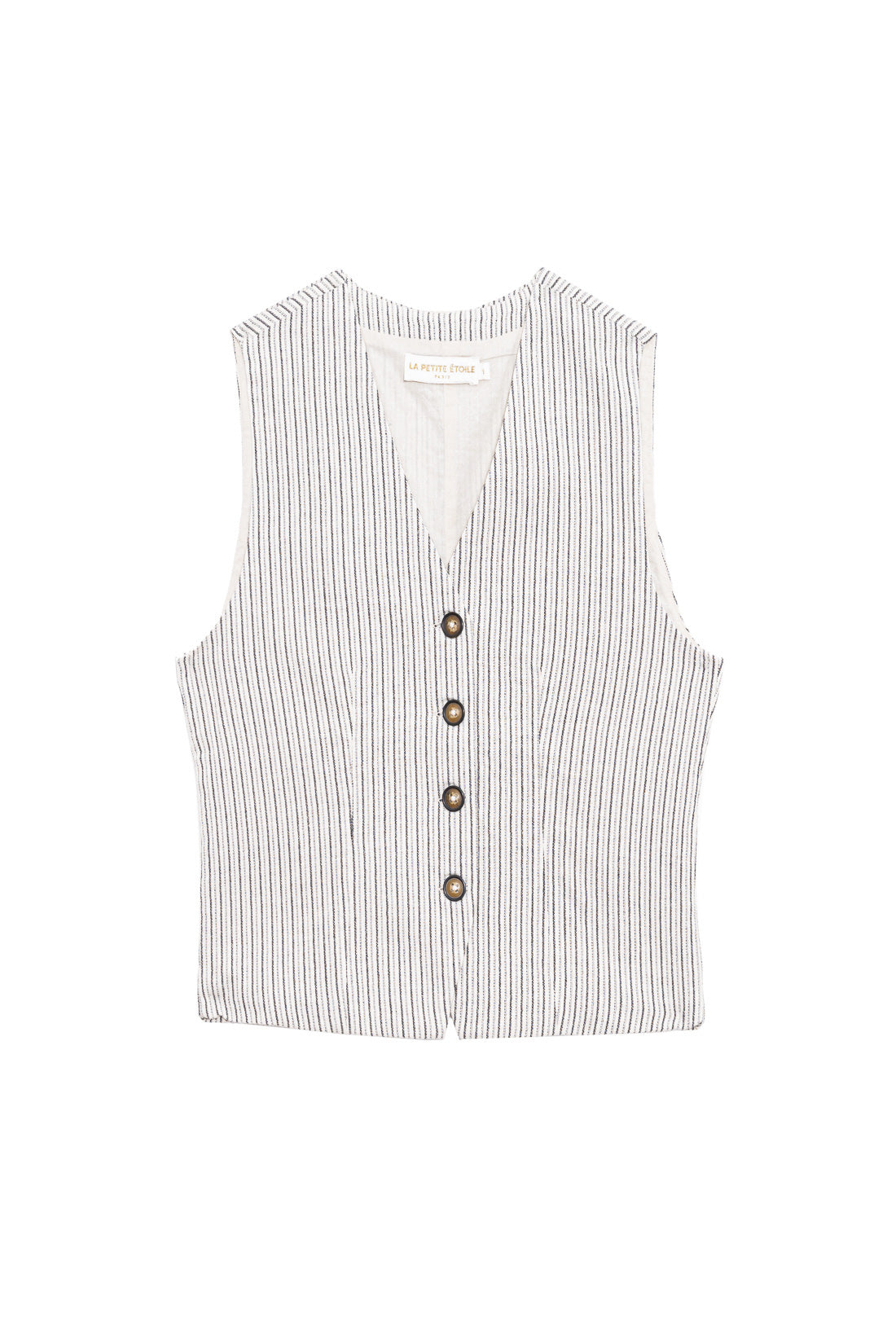 Striped sleeveless jacket - Volie