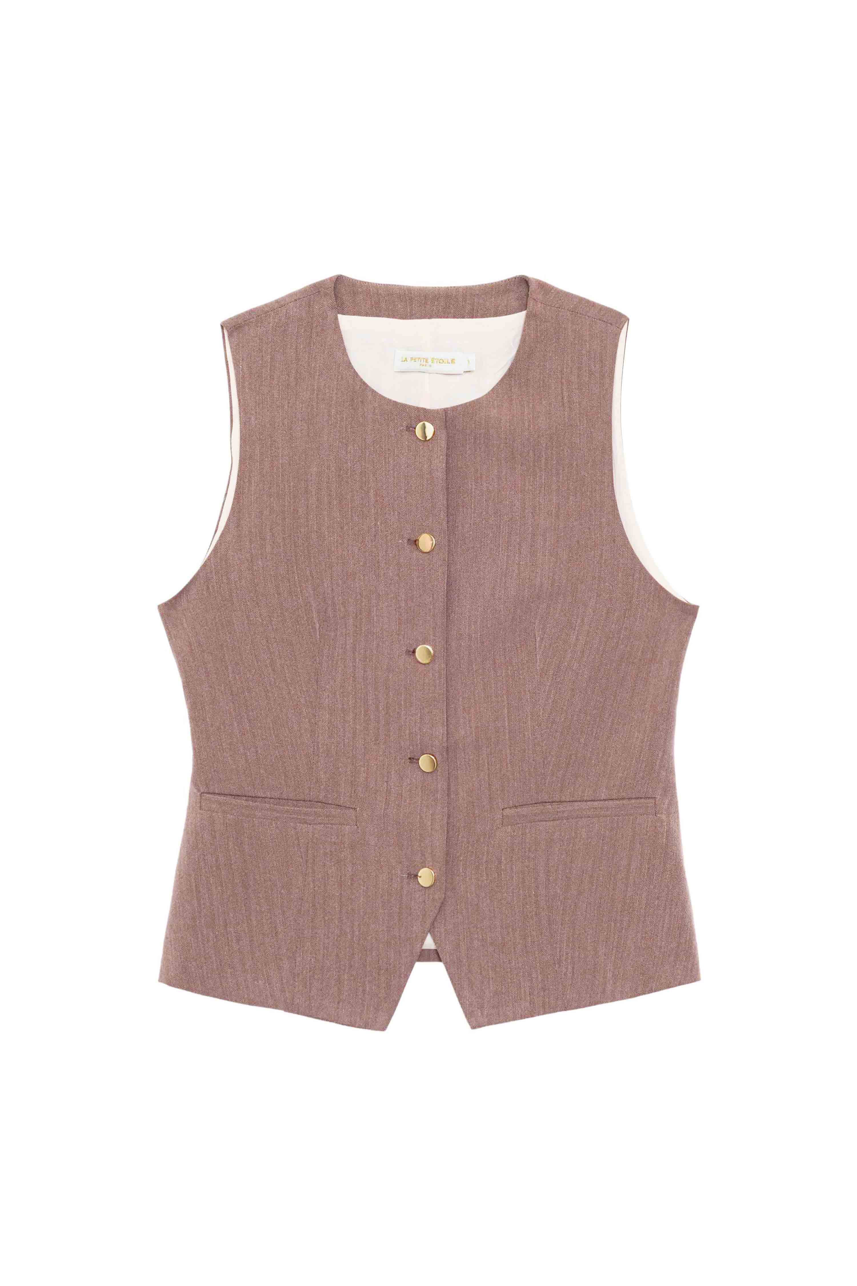 Gilet sans manches marron – Vrenz