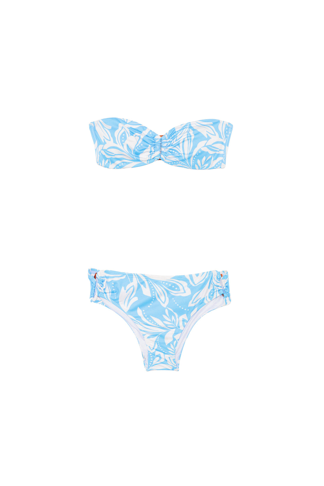 Haut de maillot bicolore bleu -  Wendie