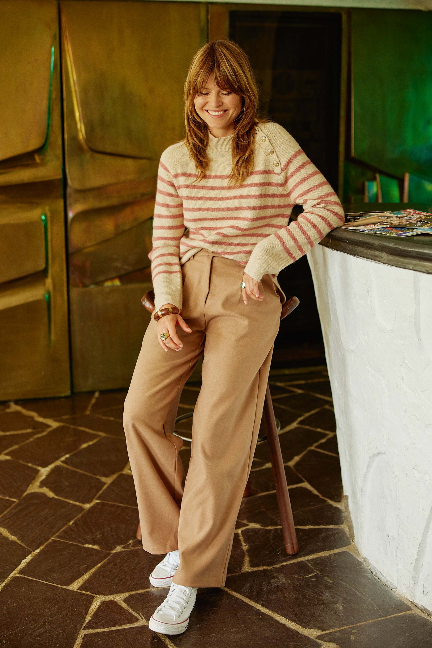 Pantalon Zeline - Noisette