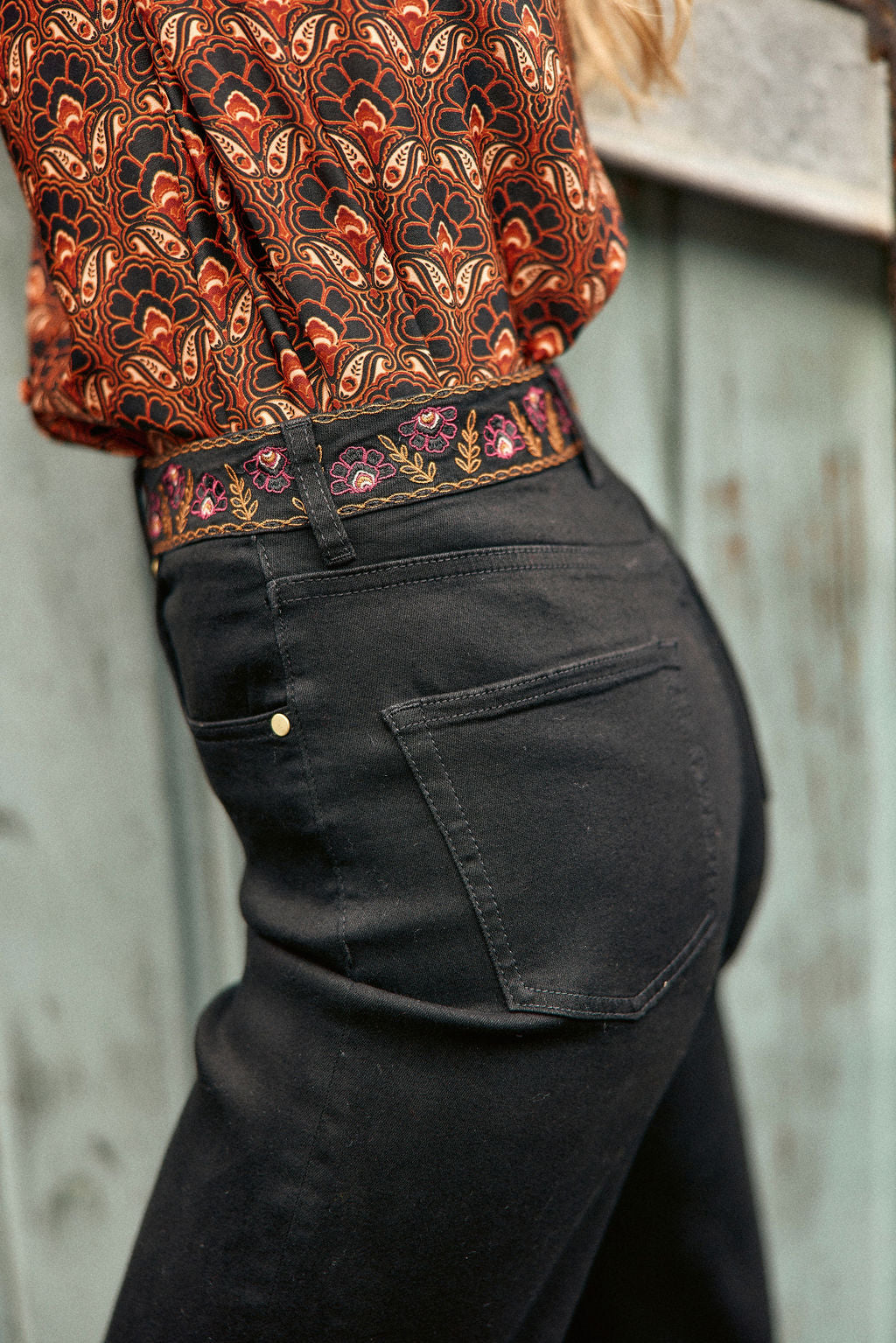 Black straight jeans Zephyra LA PETITE ETOILE