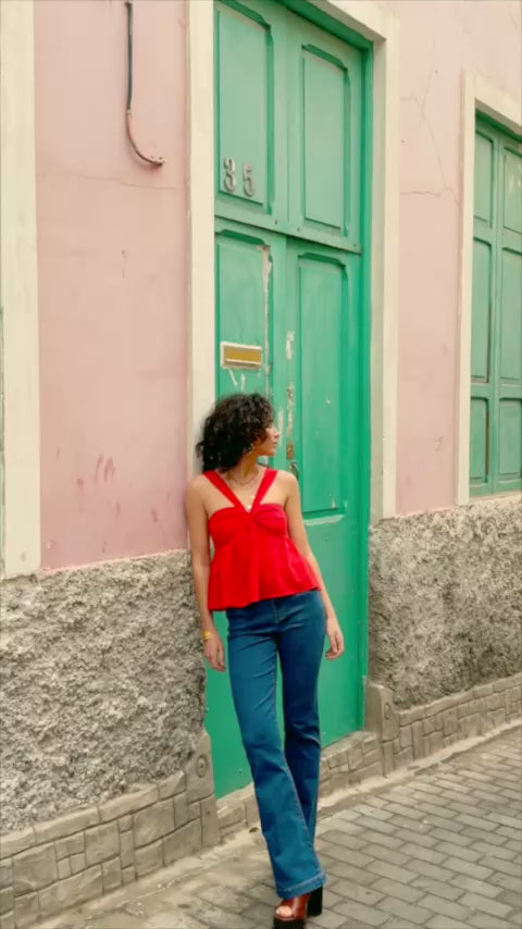 Washed flare jeans - Lancelot
