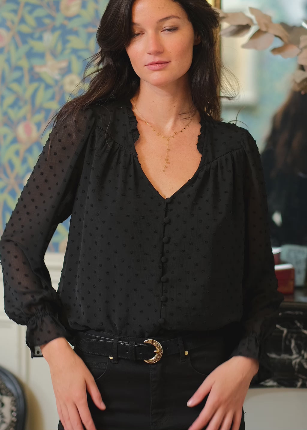 Blouse Orsa - Noir