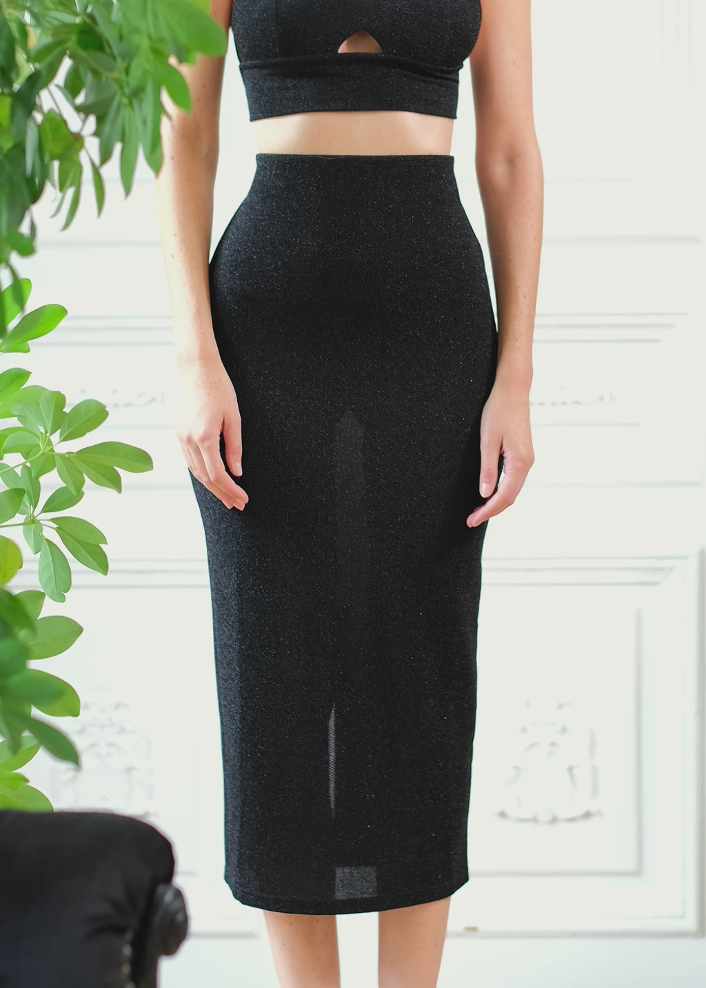 Set top & jupe Ernes - Noir