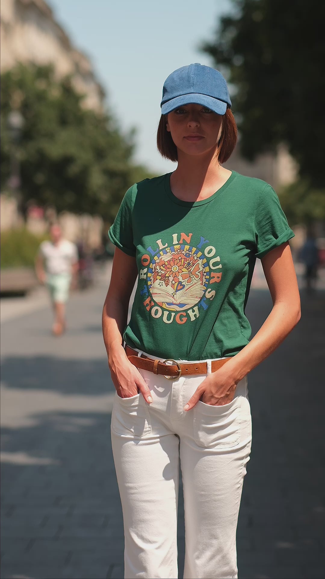 T-shirt Roll-in - Vert
