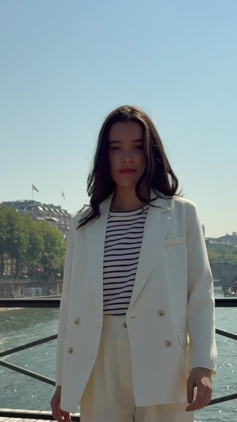 Veste de tailleur écrue - Victoire
