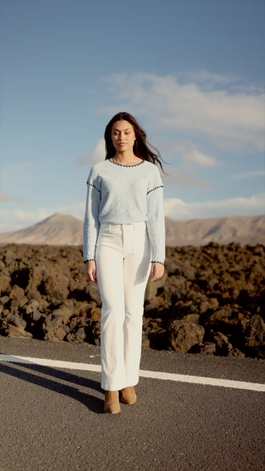 Ecru flared jeans - Sonny