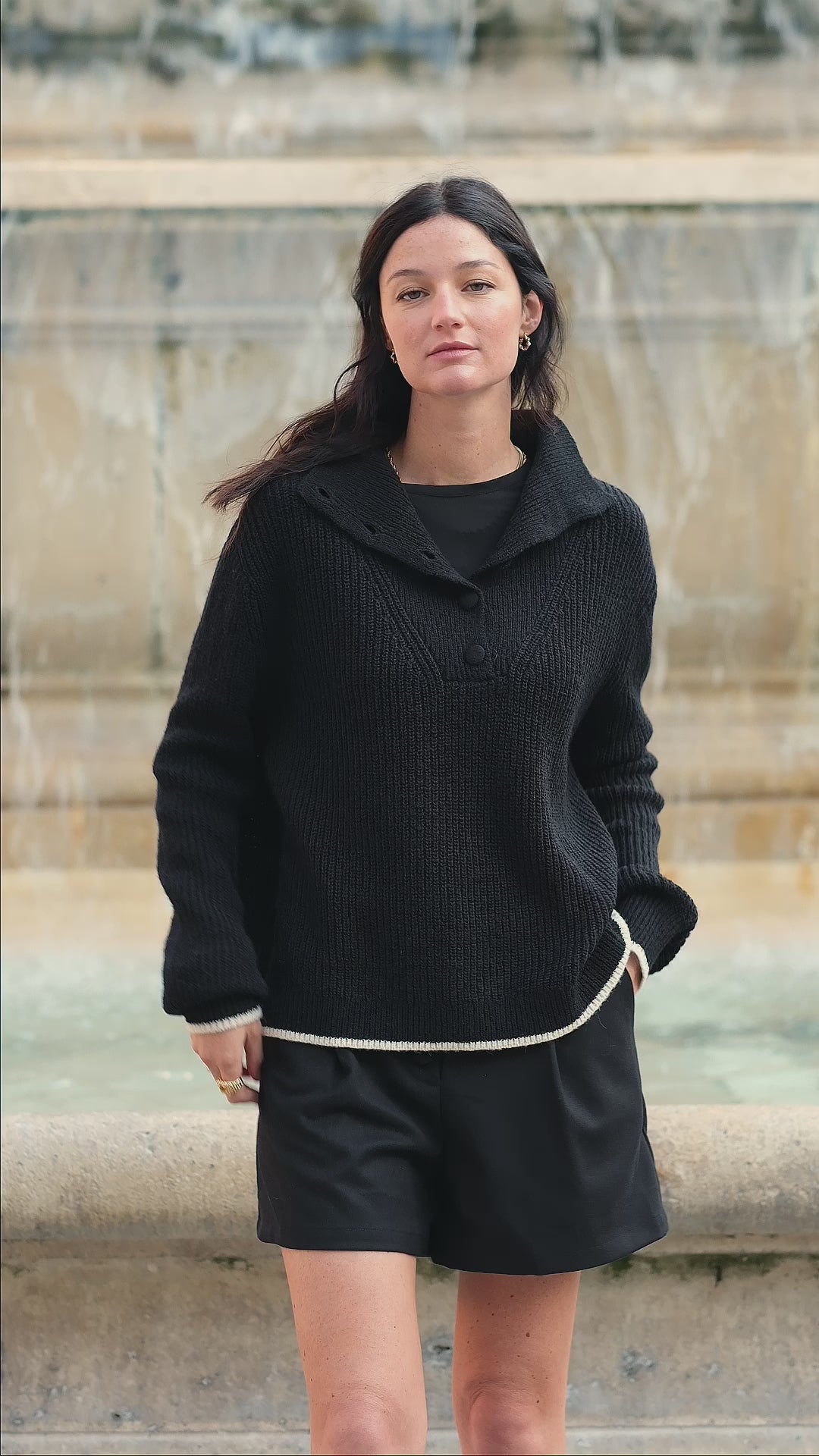 Pull ml Sierra - Noir