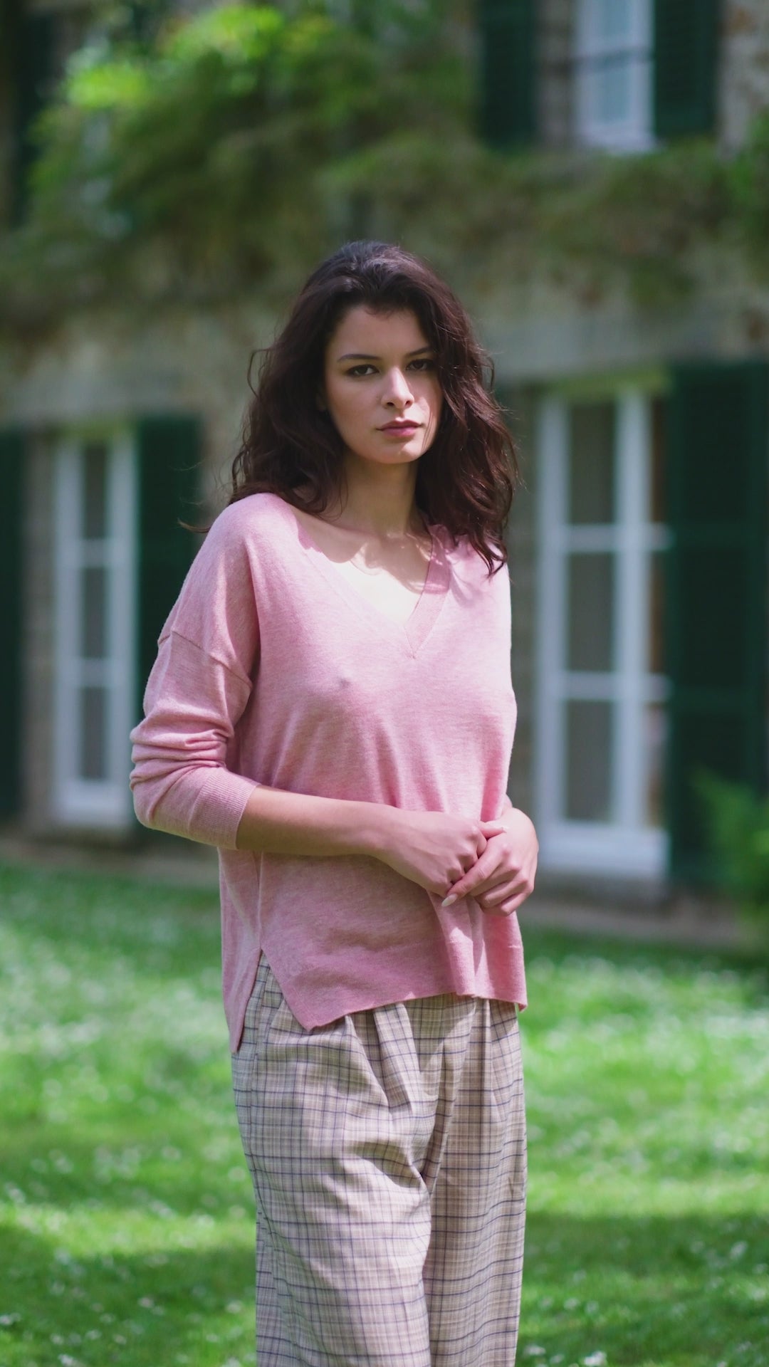 Pull Melya - 42-vieux Rose