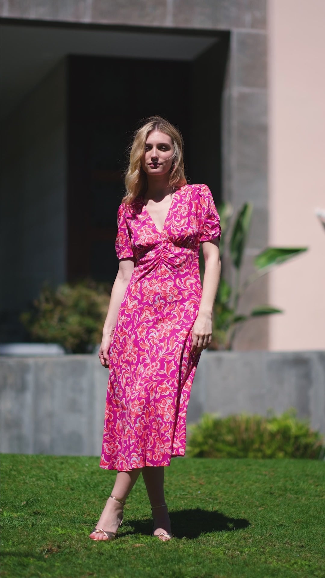 Robe midi cachemire - Rozana